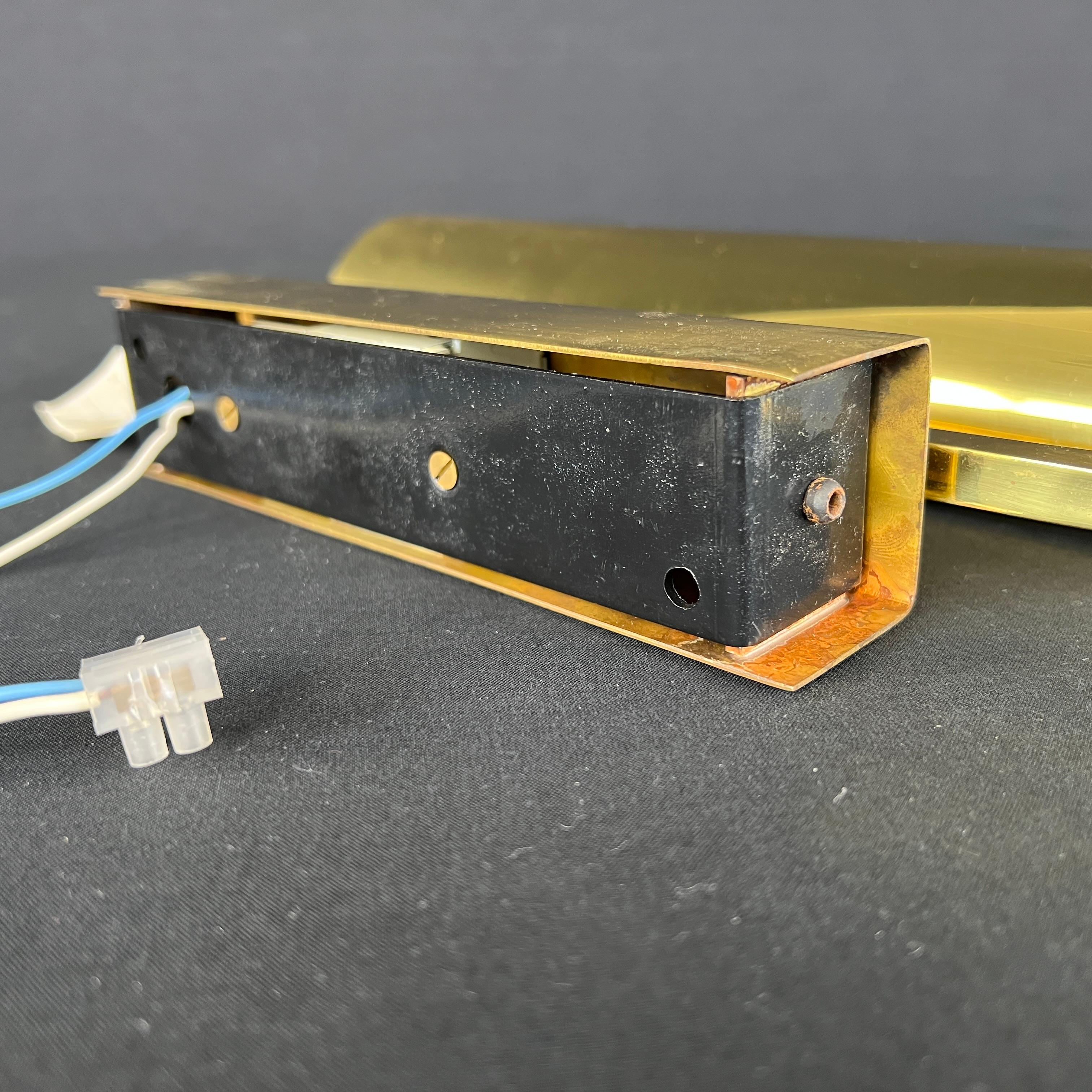 Brass Wall Sconces by Sergio Bernardi, 1970s – A Pair For Sale 5