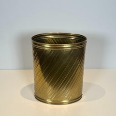Brass Wastebasket