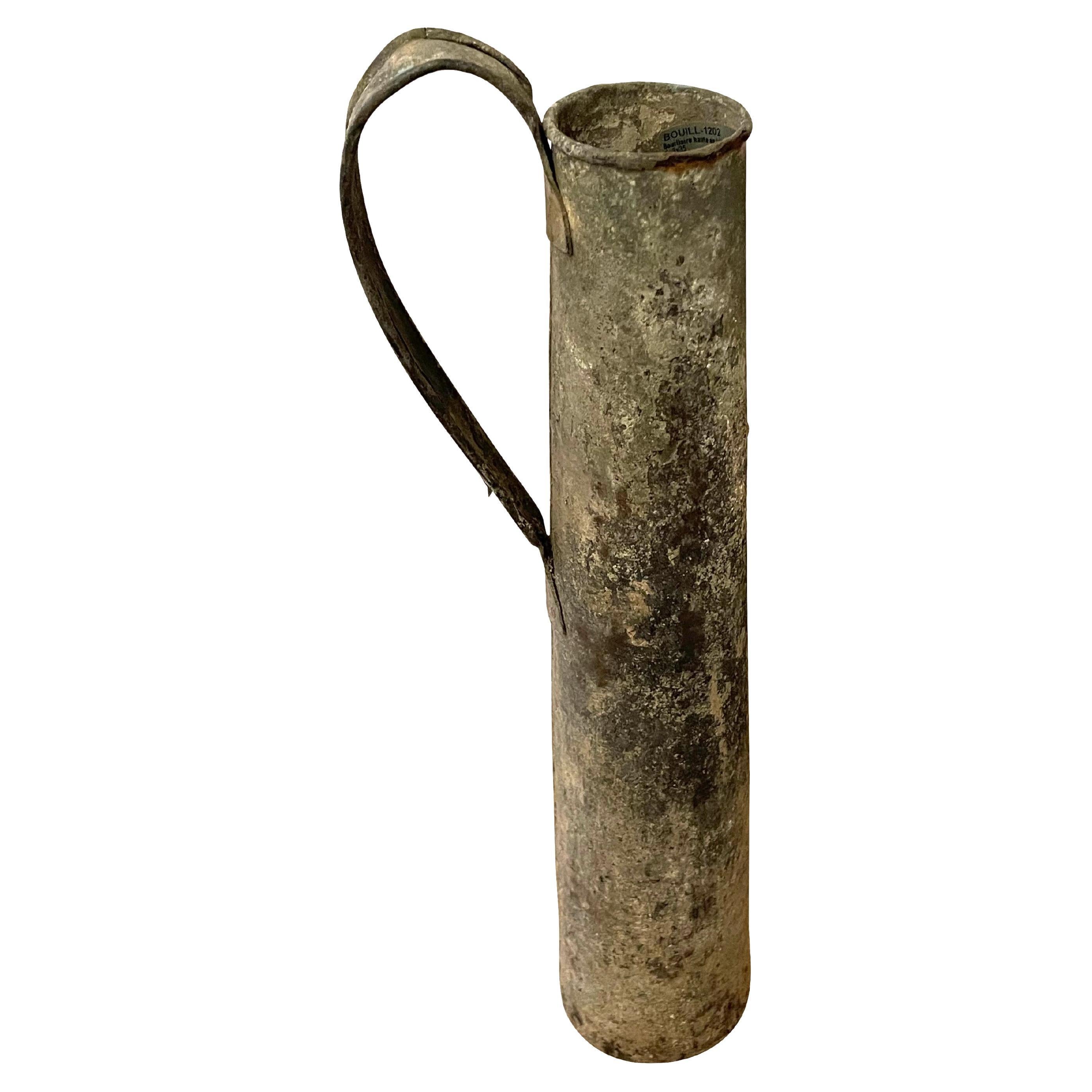 Brass Water Vessel With Handle, China, 19th Century For Sale