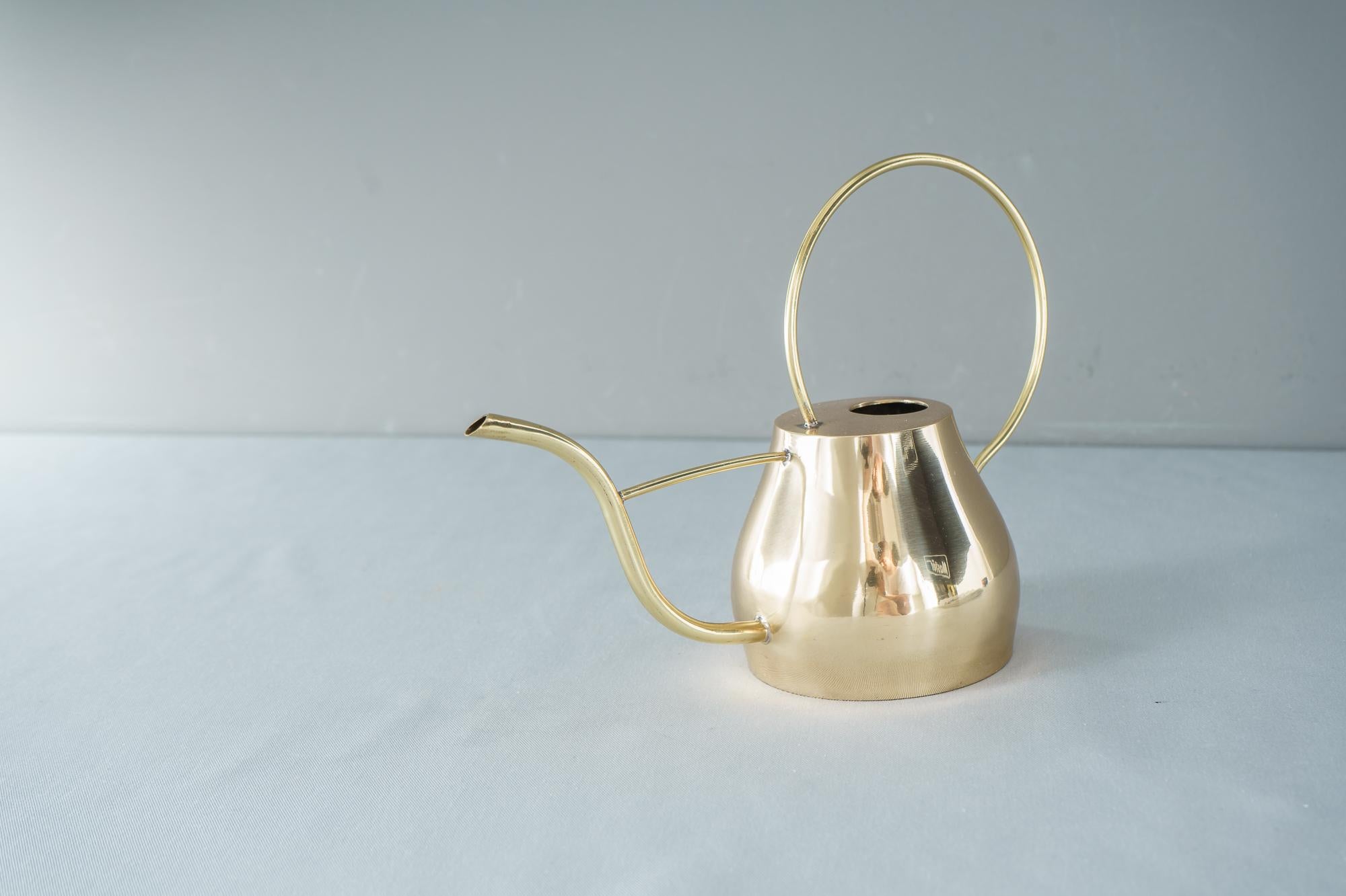 Brass watering can Vienna, circa 1950s
Polished and stove enamelled.