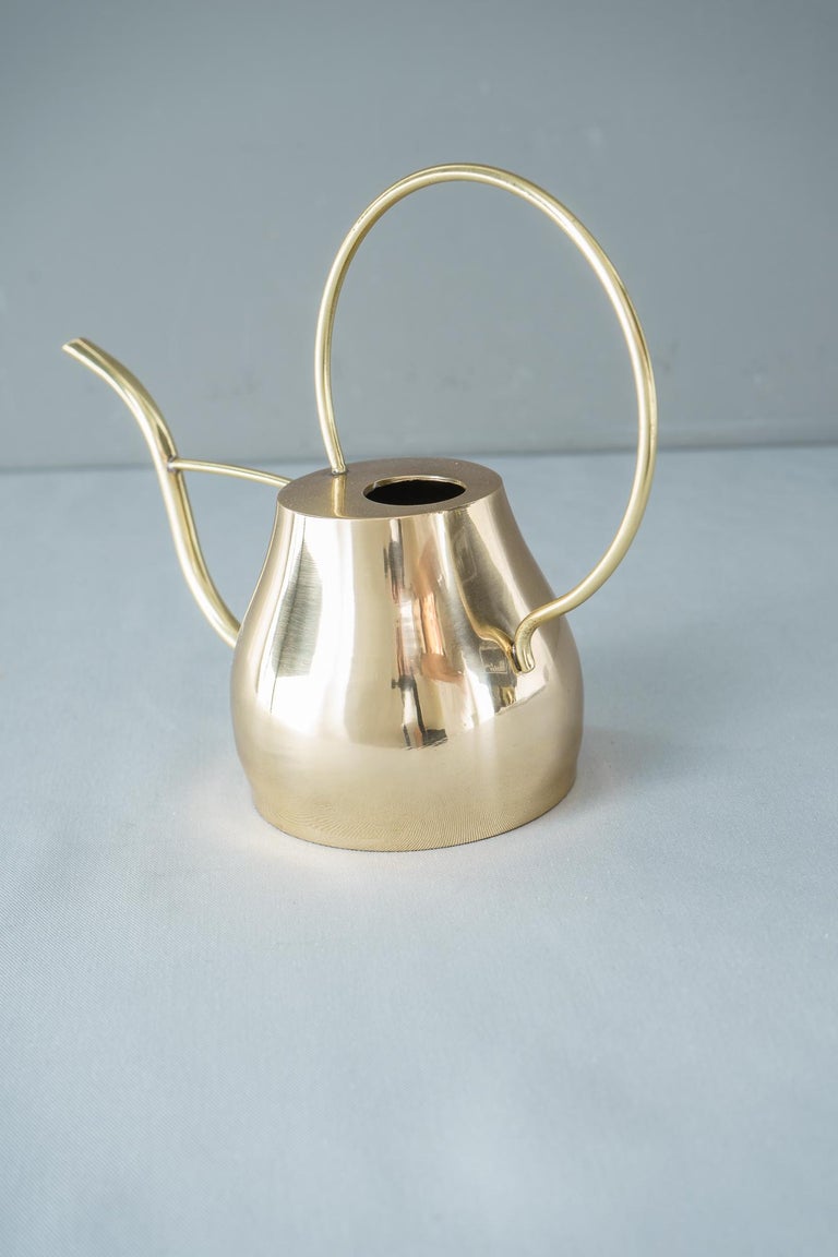 Lacquered Brass Watering Can Vienna, circa 1950s