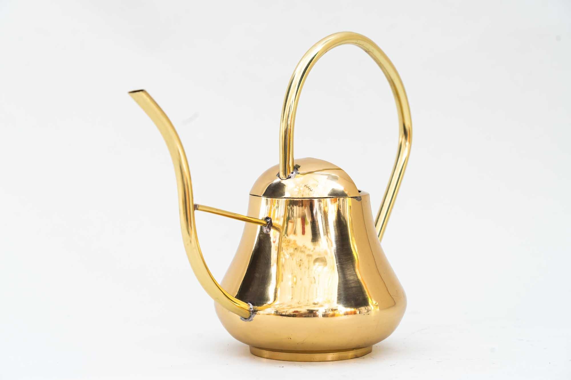 Mid-Century Modern Brass Watering Can Vienna Around 1960s For Sale