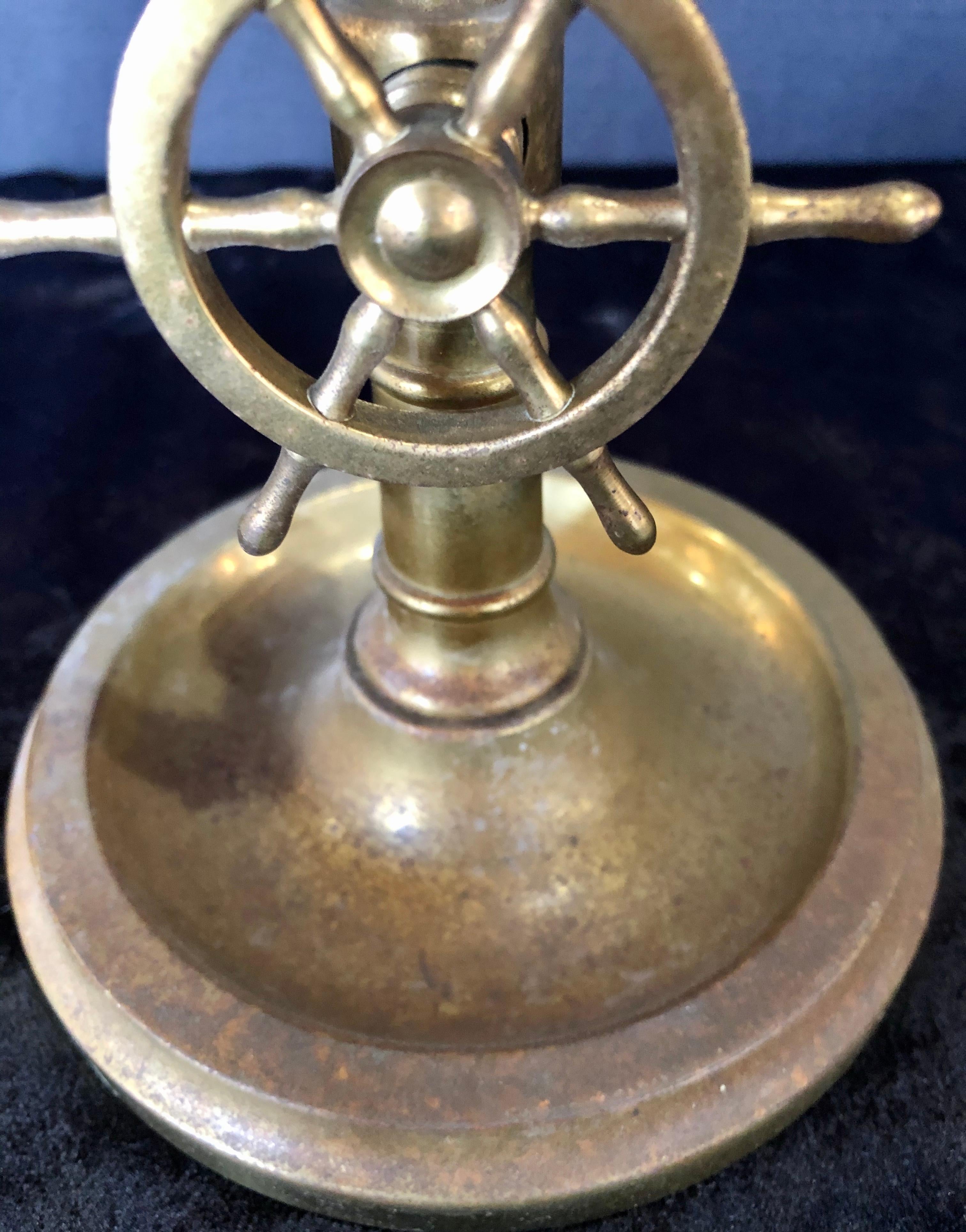 Brass Wheel Cigar Cutter, Bronze Sculpture, Part of an Enormous Collection In Good Condition In Stamford, CT