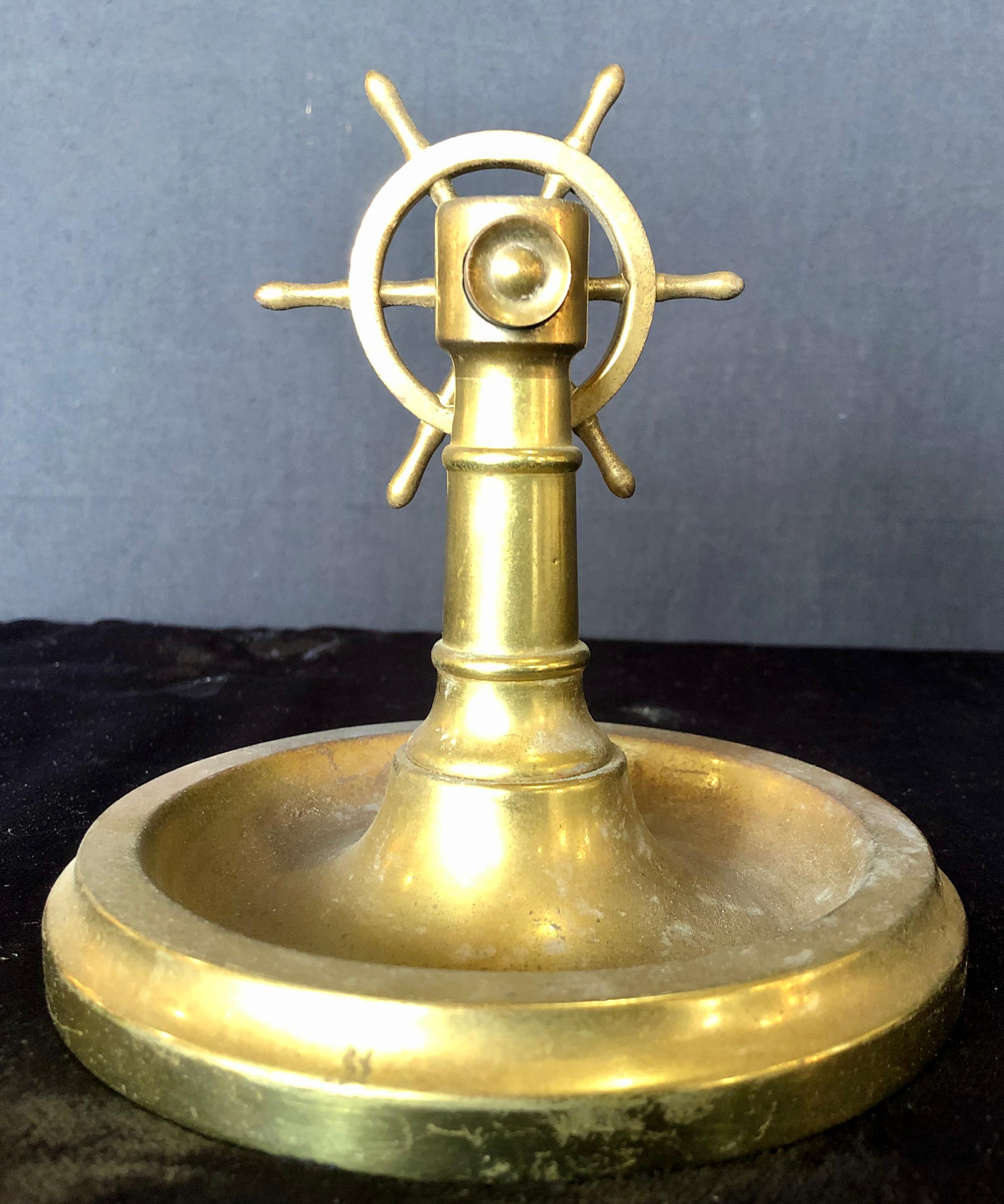 Brass Wheel Cigar Cutter, Bronze Sculpture, Part of an Enormous Collection 2