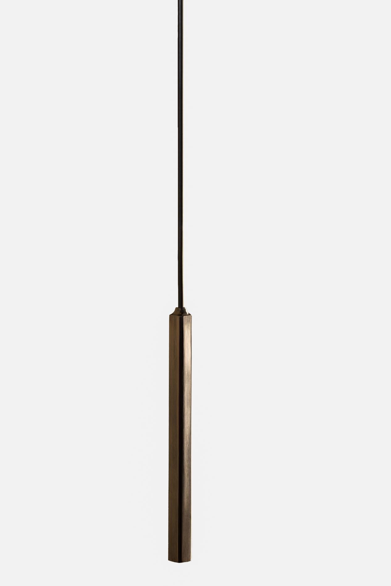 Brass Wild Patina Kalih Pendant Lamp Square by Eichkorn en Nuevo estado para la venta en Geneve, CH