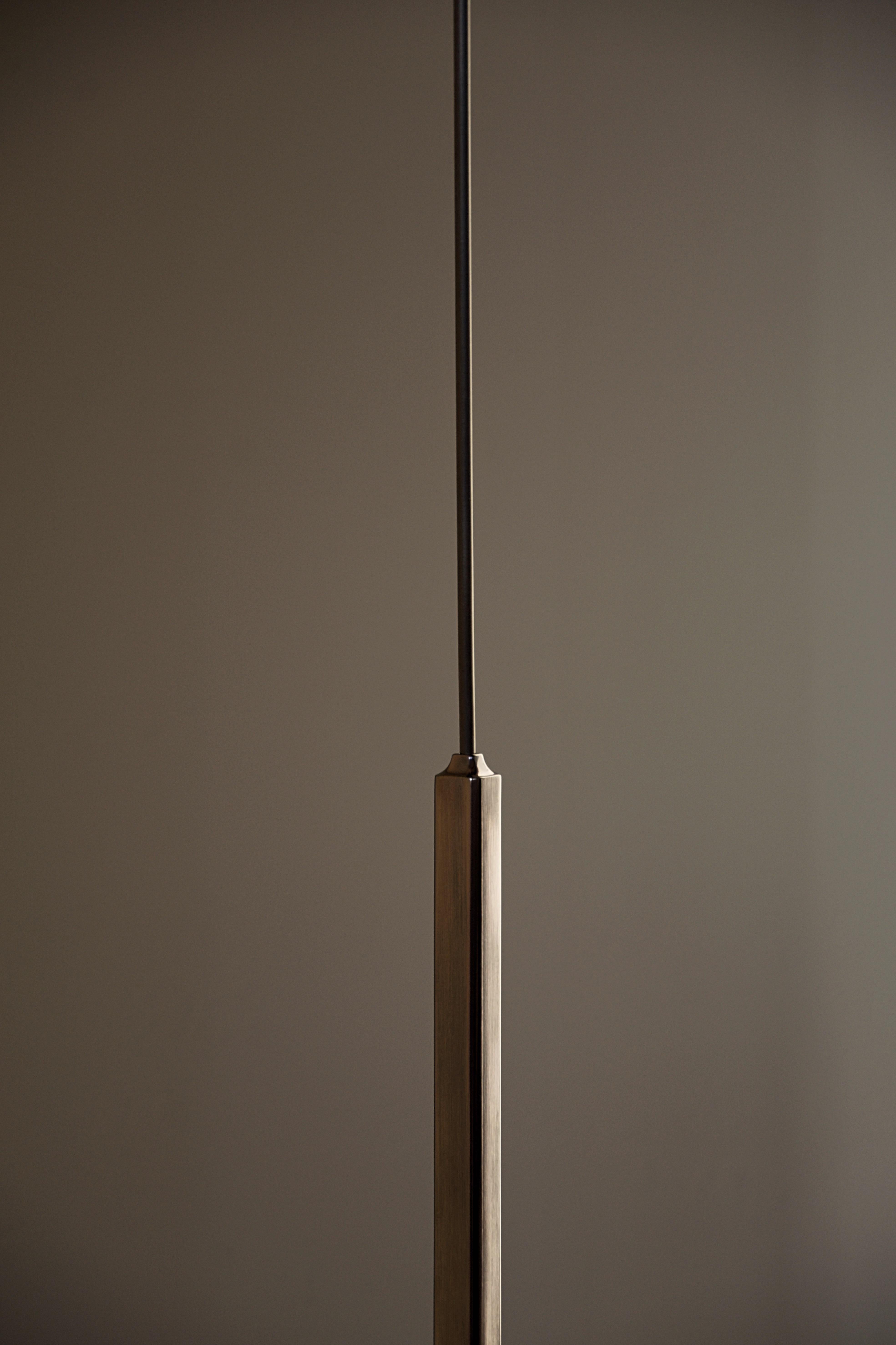 Brass Wild Patina Kalih Pendant Lamp Square by Eichkorn en venta 1
