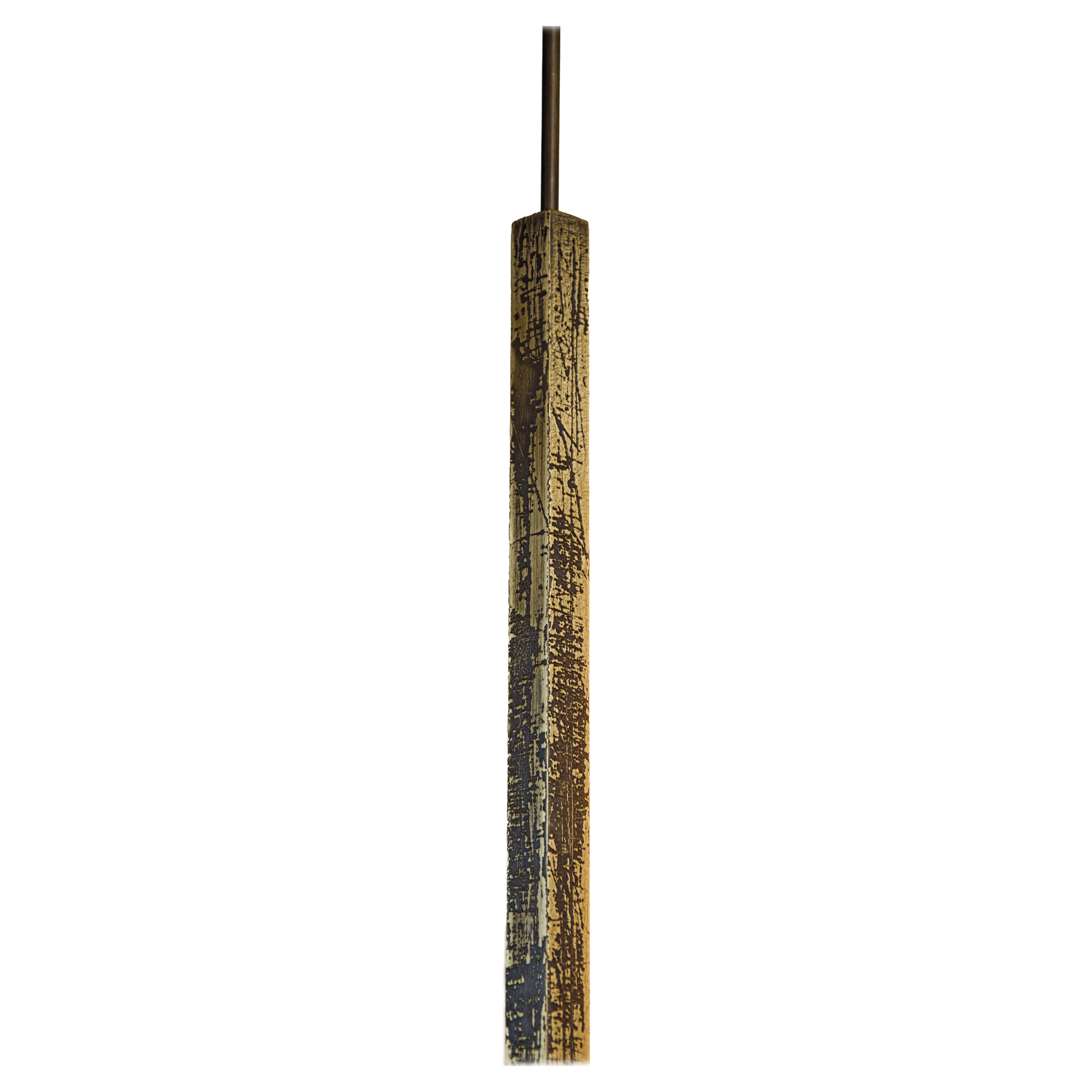 Brass Wild Patina Kalih Pendant Lamp Square by Eichkorn en venta