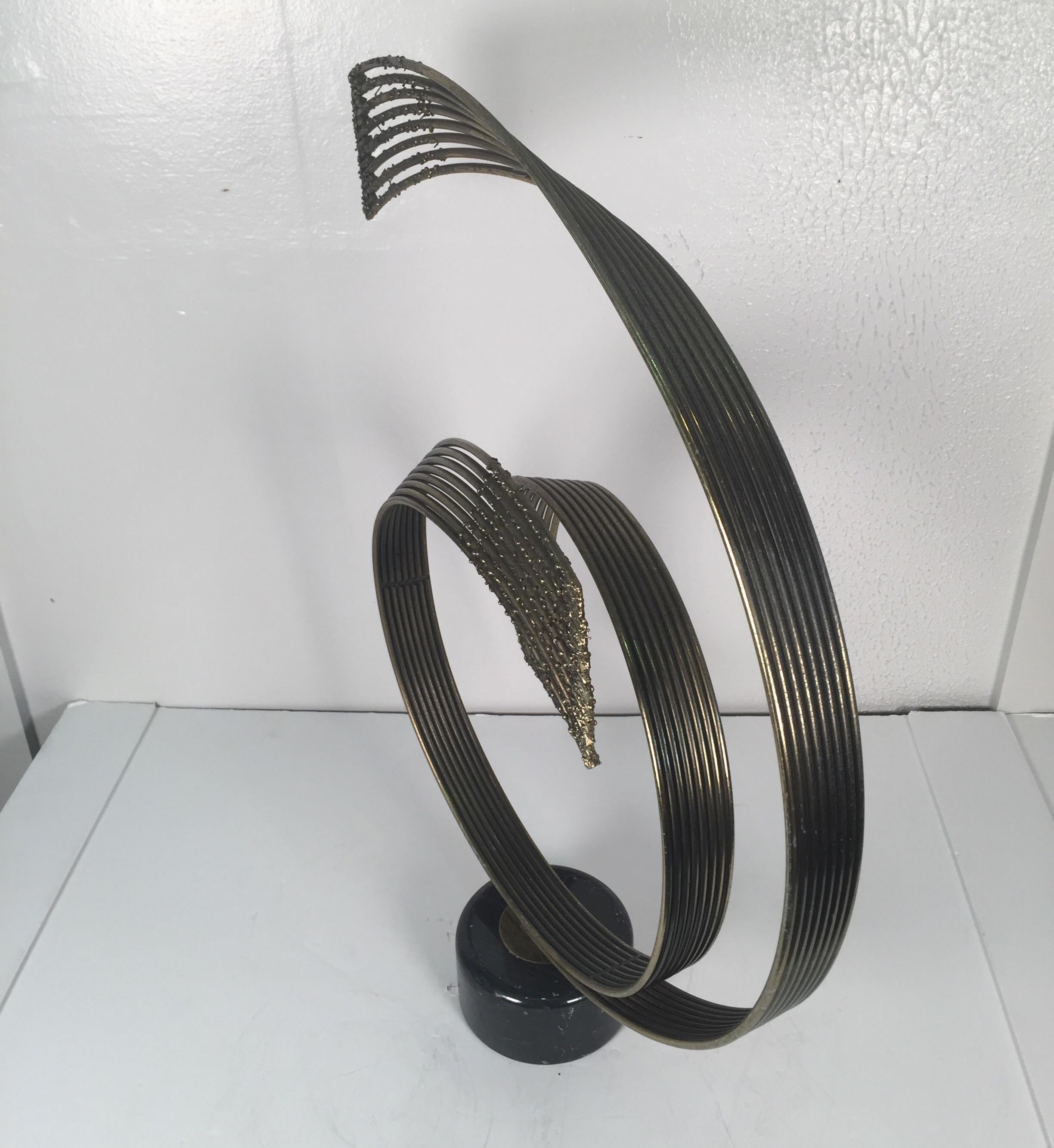 Brass Windswept Sculpture by C. Jere 5