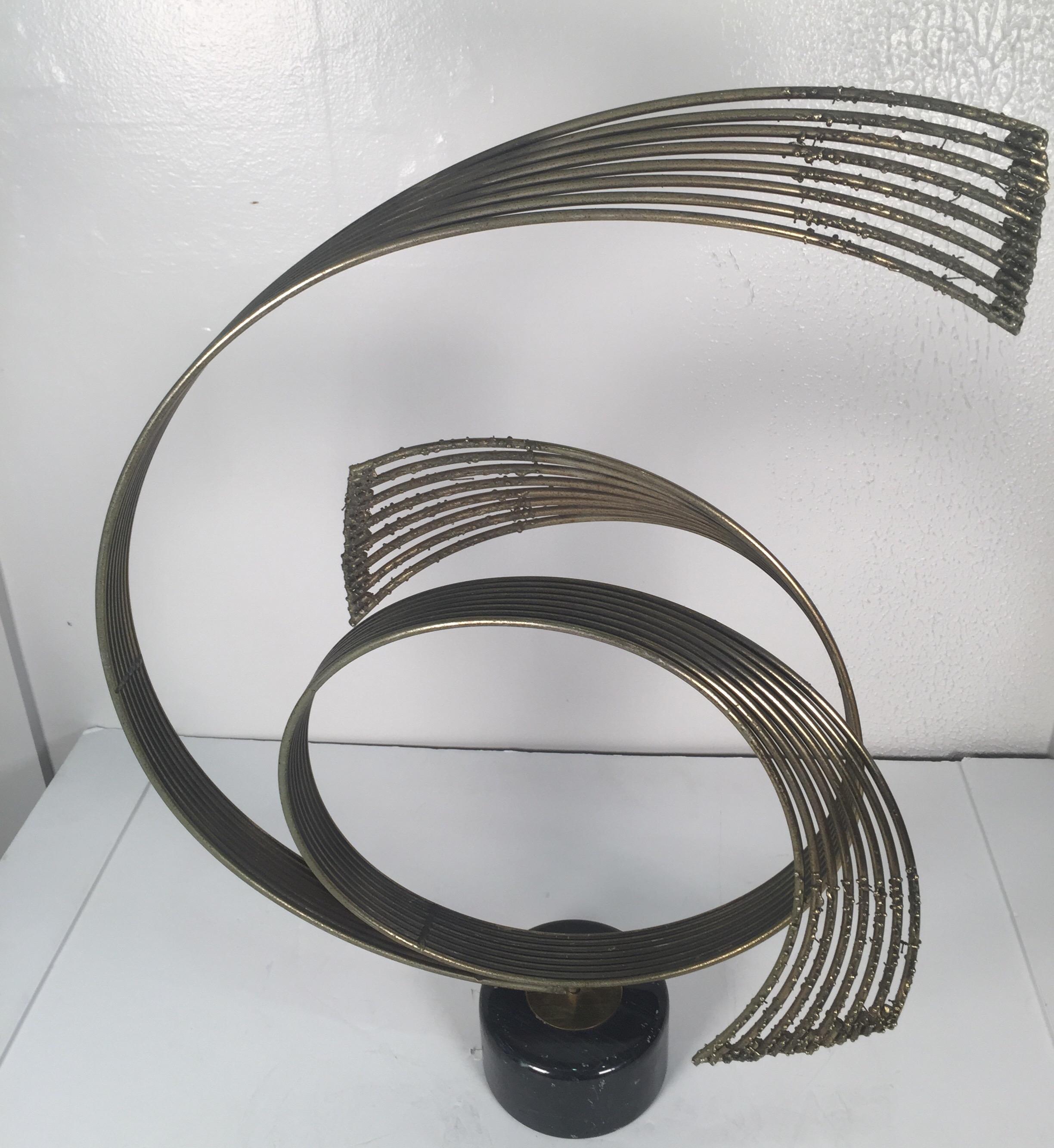 Mid-20th Century Brass Windswept Sculpture by C. Jere