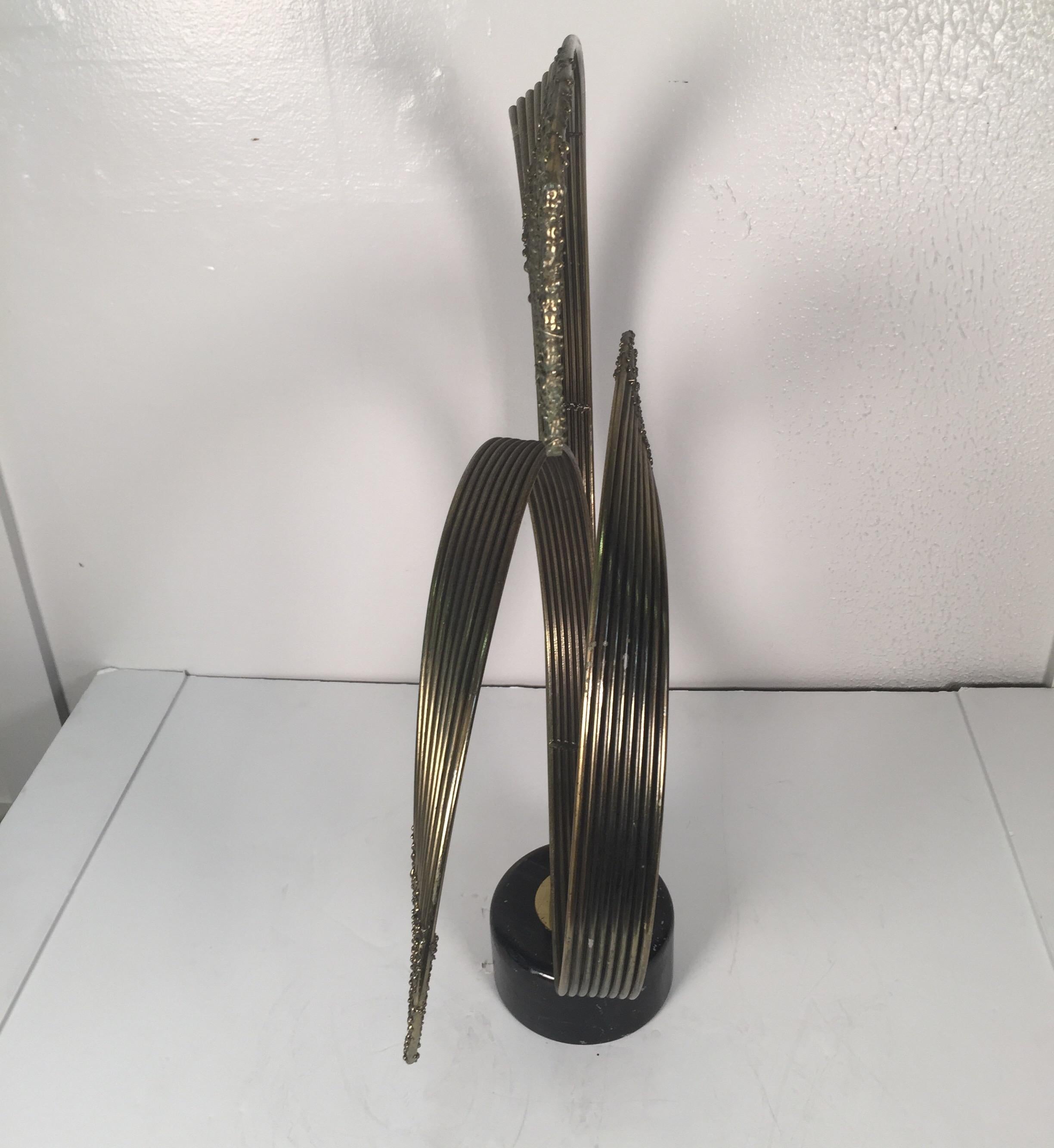 Brass Windswept Sculpture by C. Jere 3