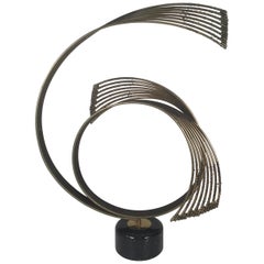Brass Windswept Sculpture by C. Jere