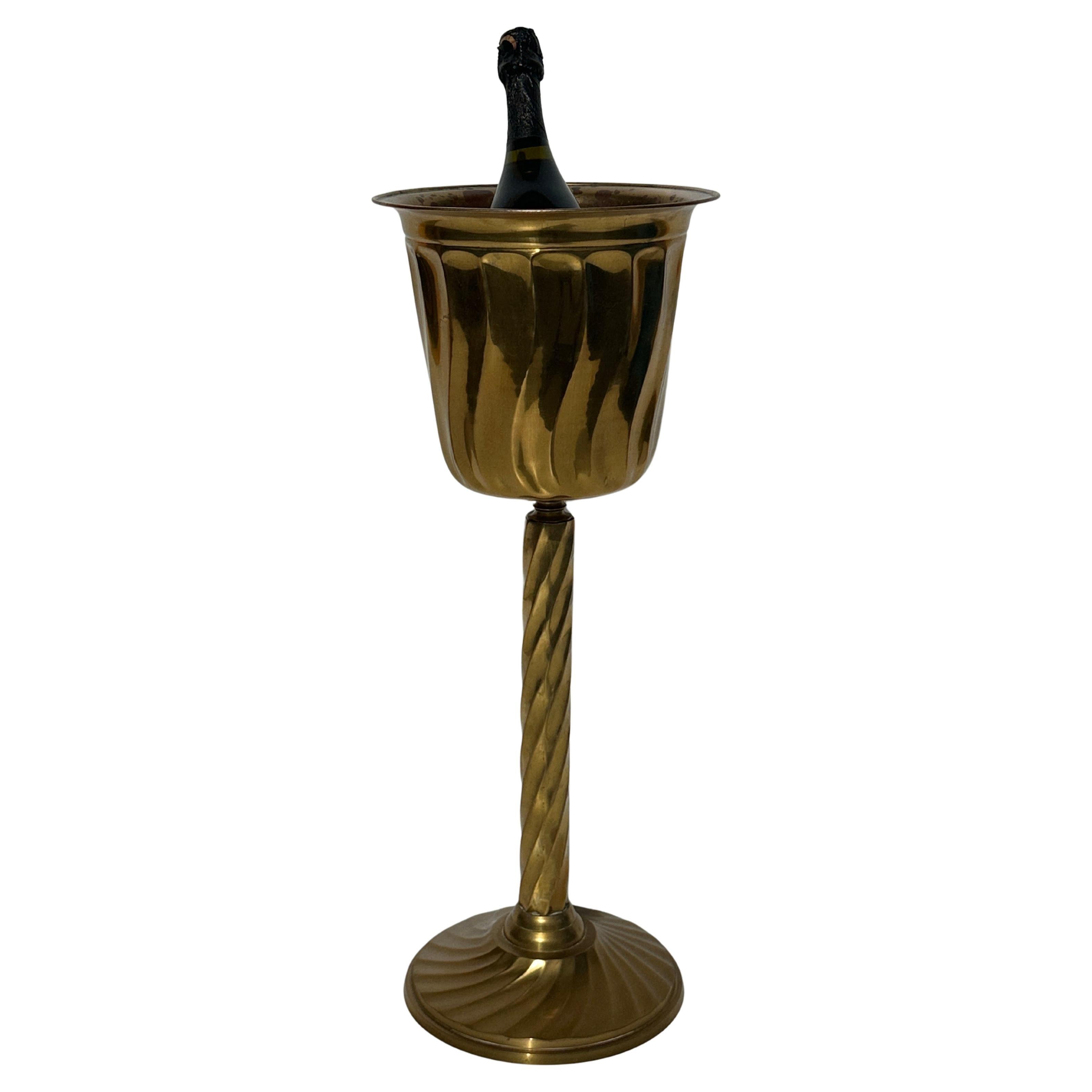 Brass Wine Cooler or Planter