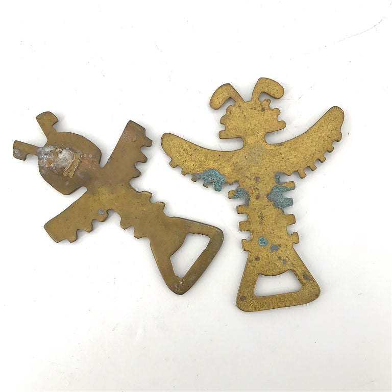 Myan Totem Brass - Bottle Opener - A Boy Named Aaron