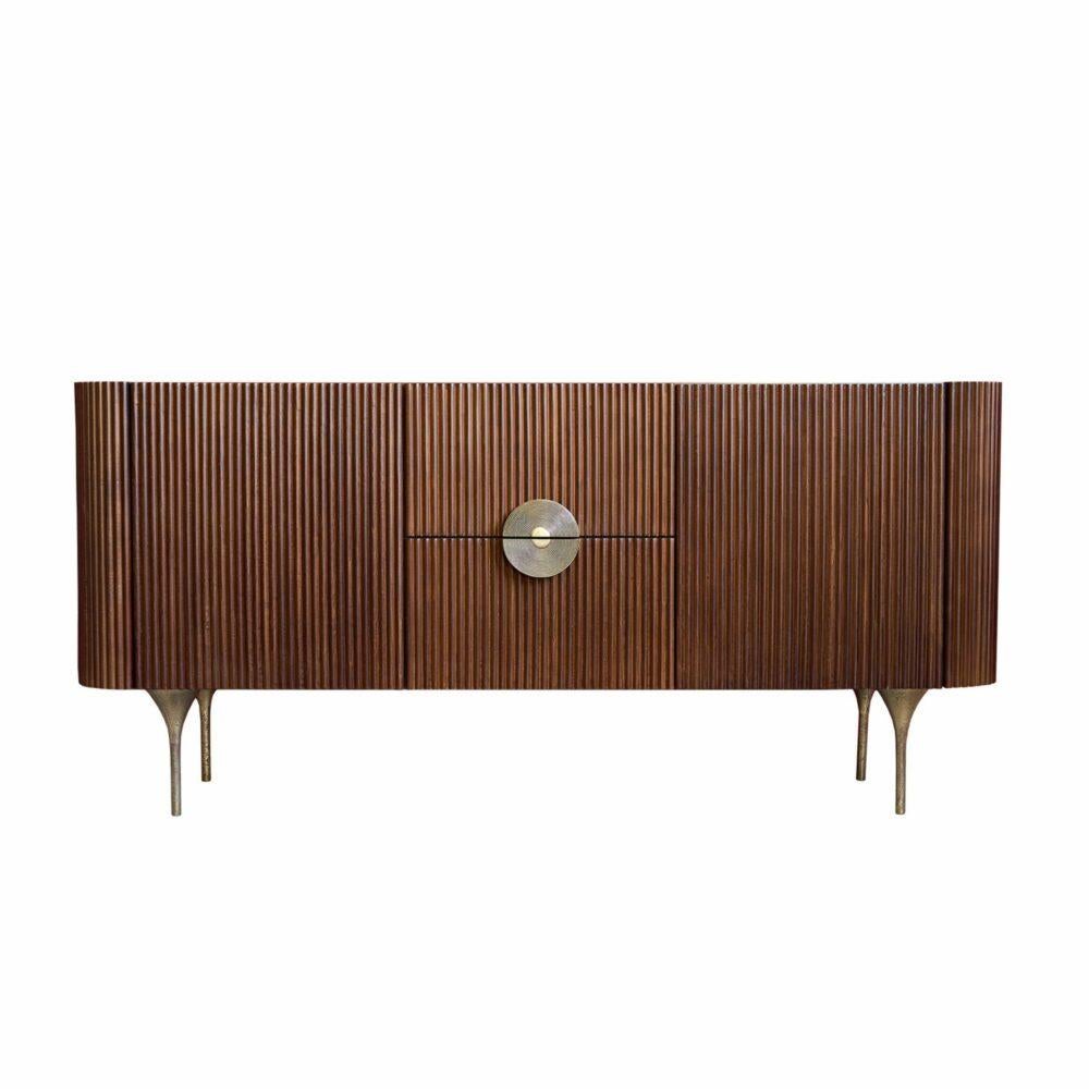 Marocchino Maniglia per armadio in filo d'ottone collezione Oriental Touch Ø 12 cm in vendita
