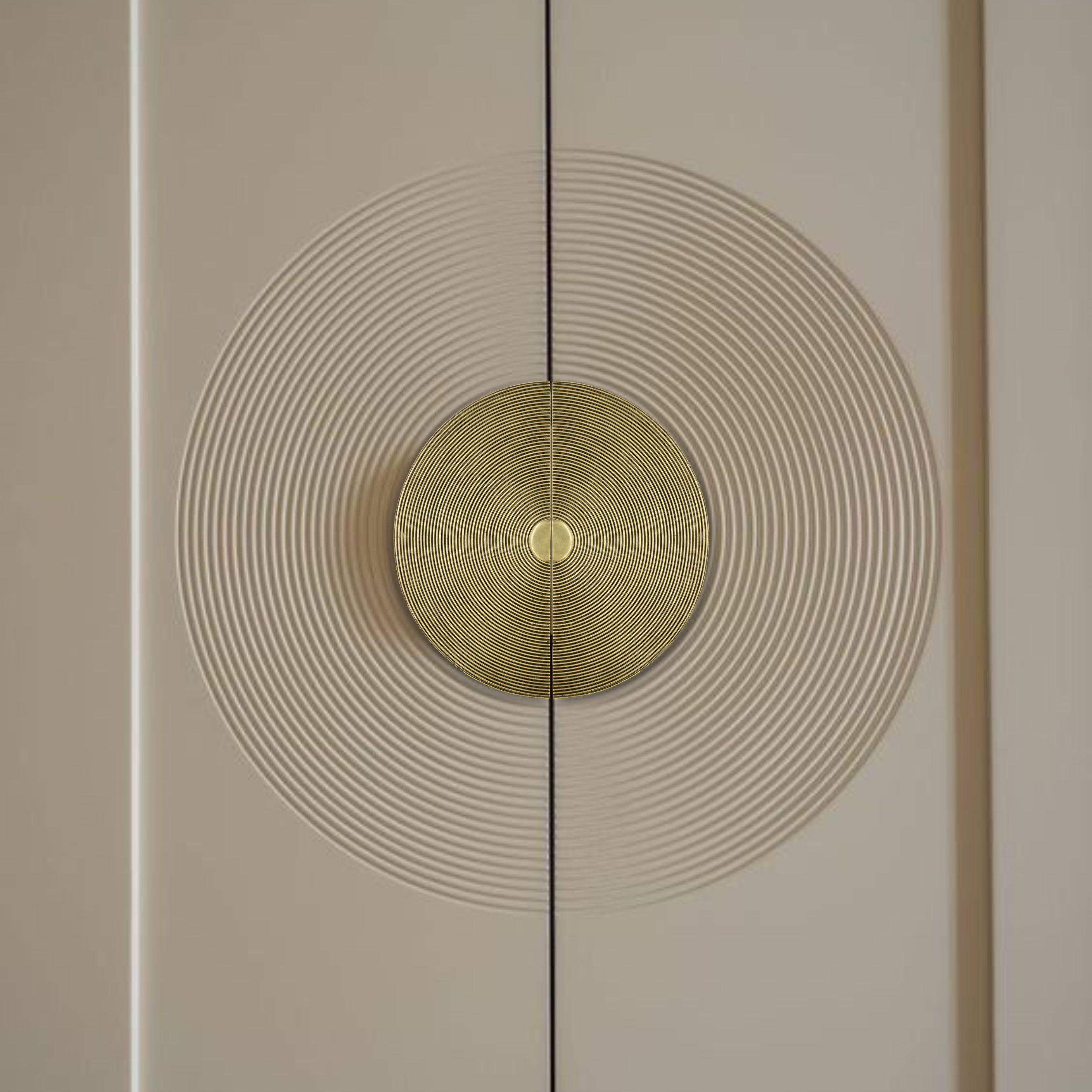 Tirador de puerta de alambre de latón ø 20 cm Colección Oriental Touch Hecho a mano en venta