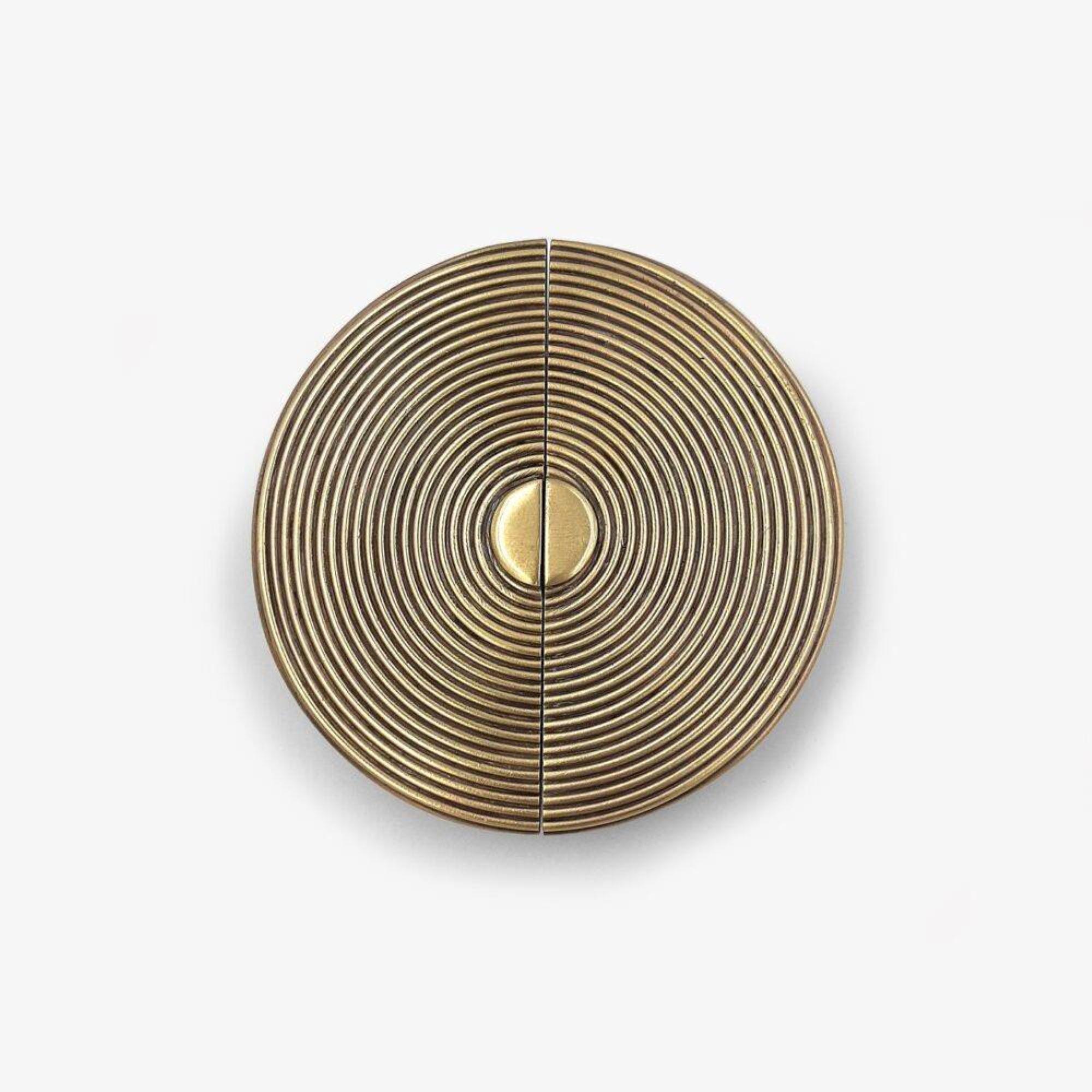 Poignée de porte en fil de laiton ø 20 cm Collection Oriental Touch
