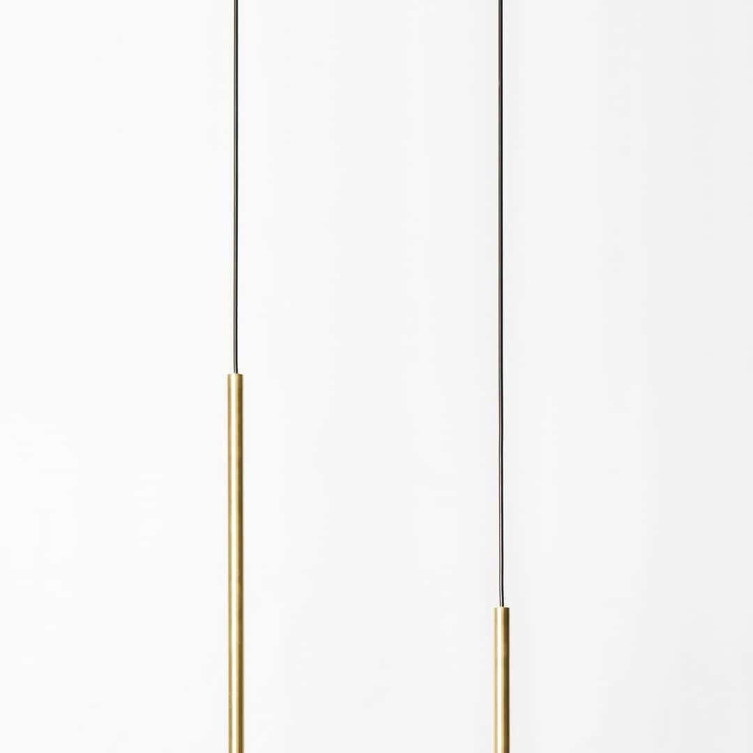 Luminária Memória in ottone, Wood e alluminio di Andre Ferri Atelier In condizioni Nuovo in vendita a Geneve, CH