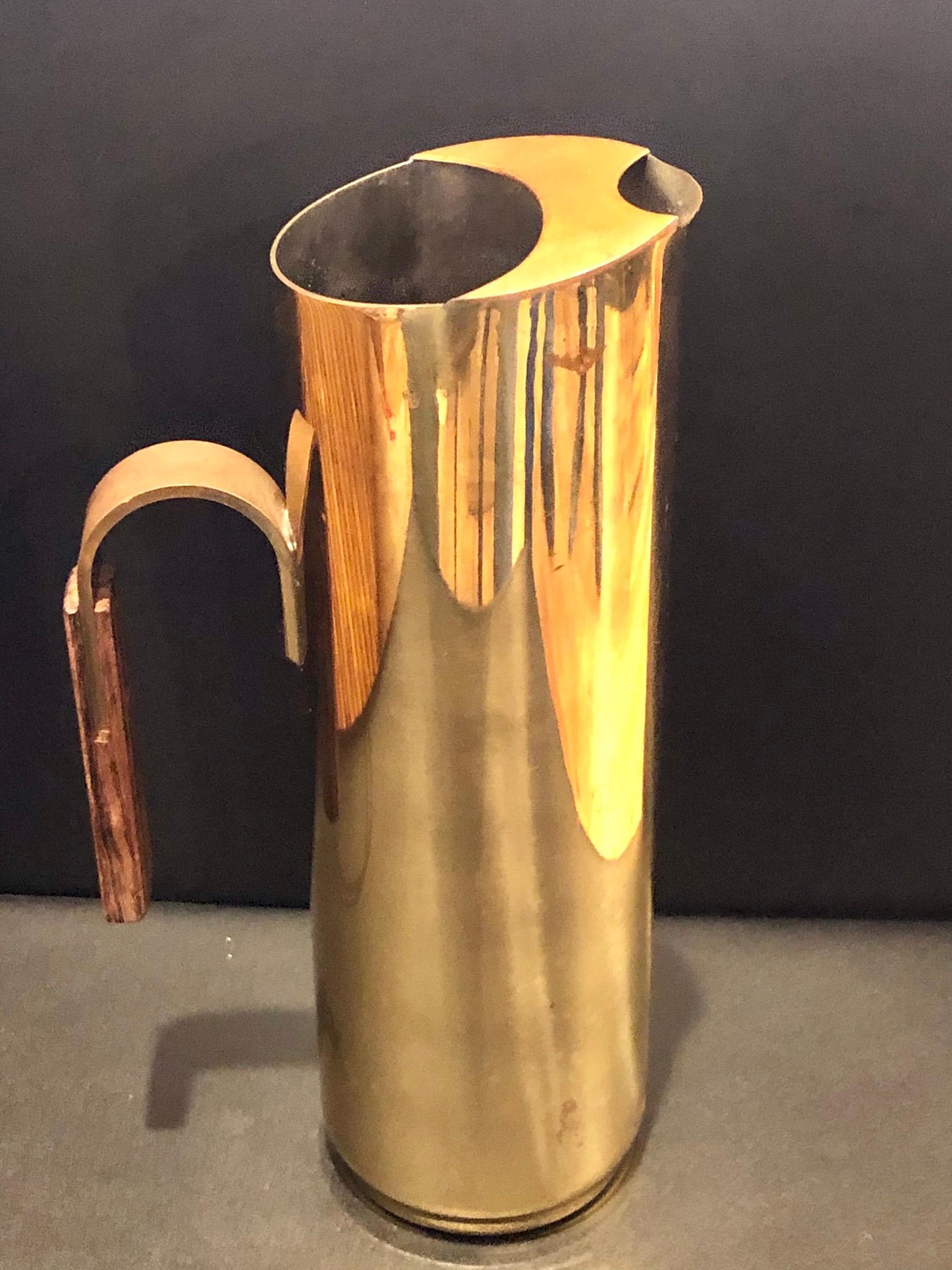 brass pitcher made in italy