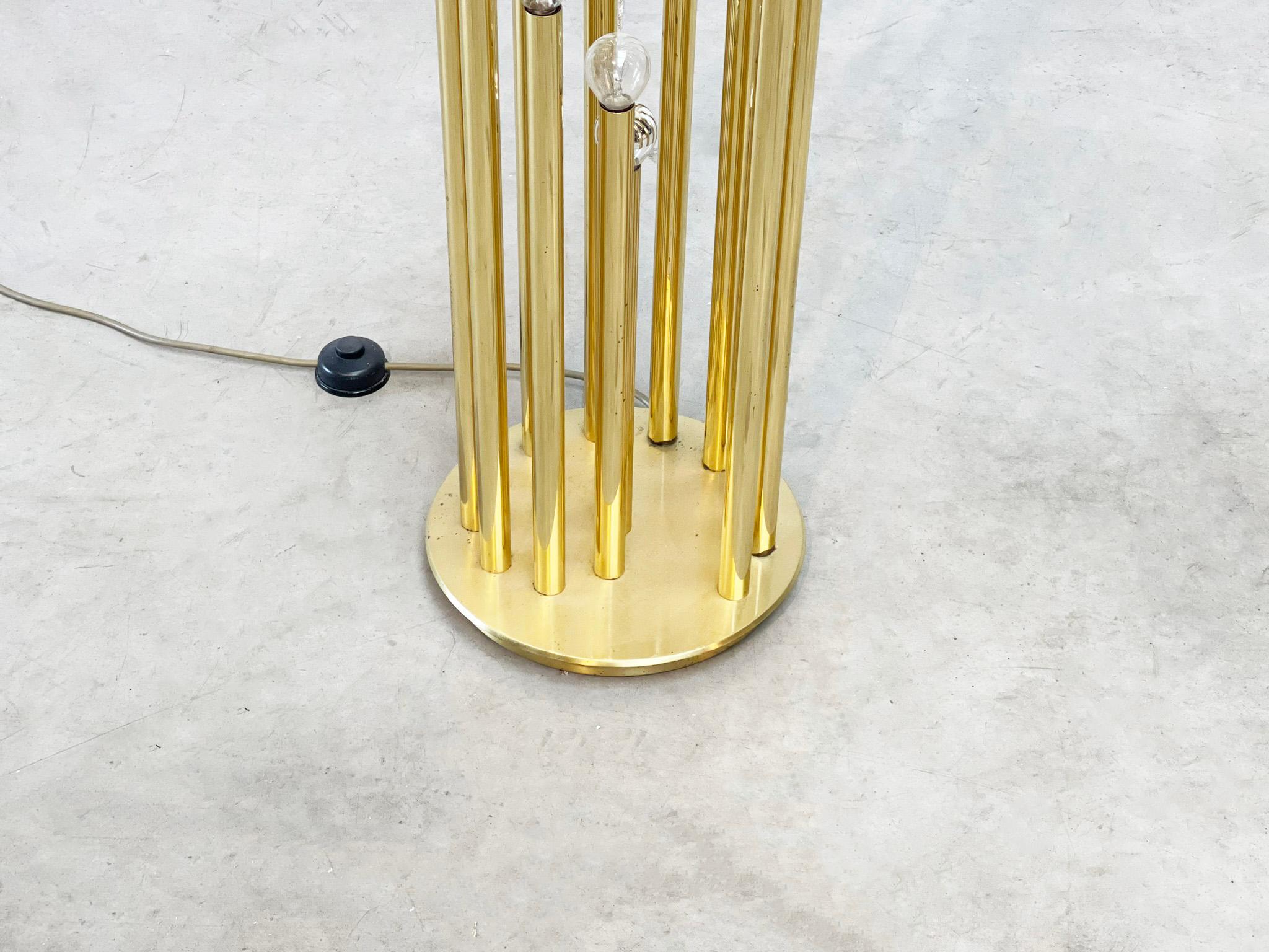 Brass xl Gaetano Sciolari floorlamp For Sale 5