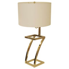 Brass Z Lamp
