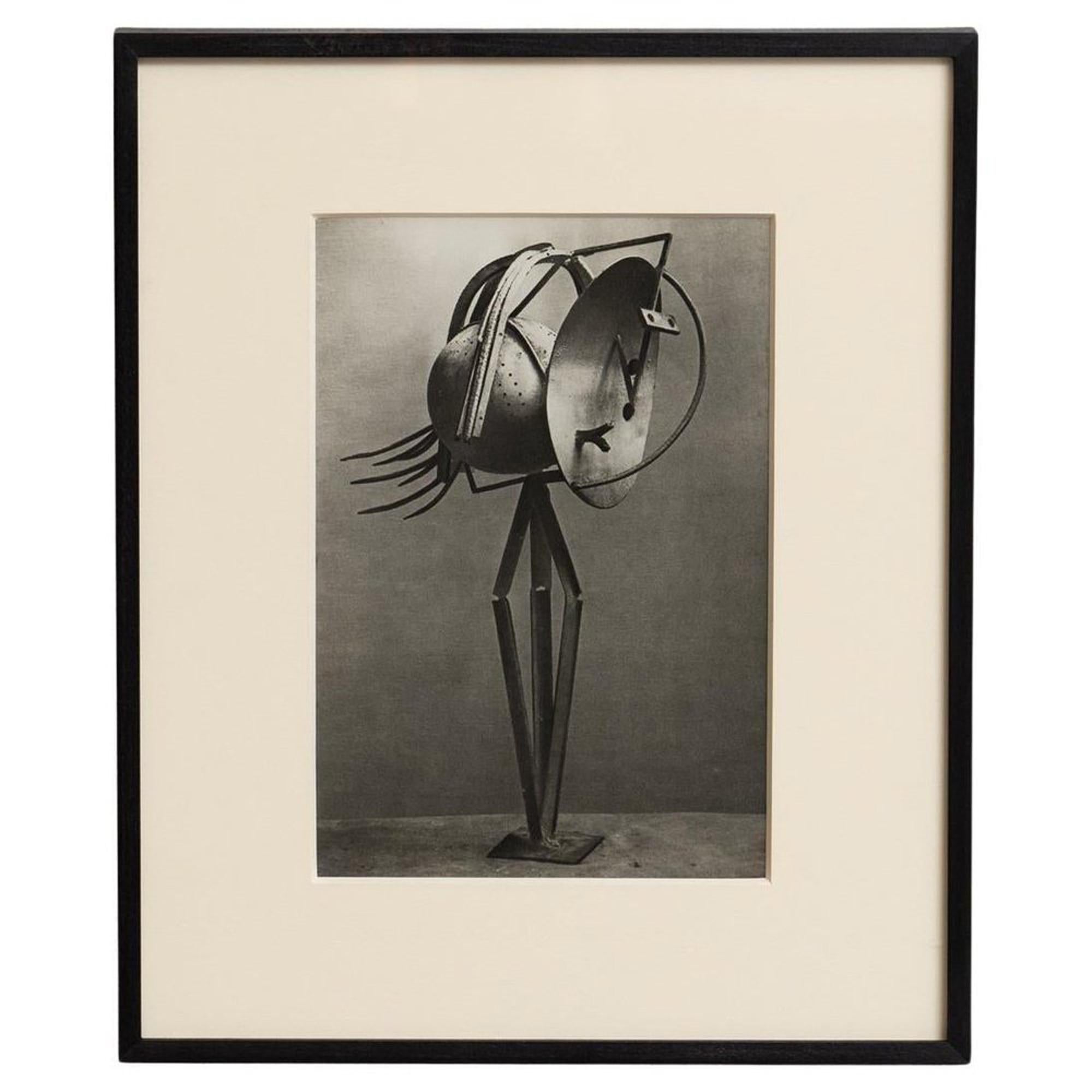 1948 Picasso-Skulptur Photogravüre von Brassaï, Französisch gerahmt Modernist Print