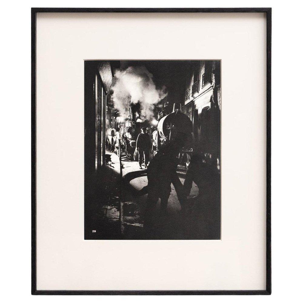 After Brassaï, Black and White, 1930s, Photographic Heliogravure Print, Framed