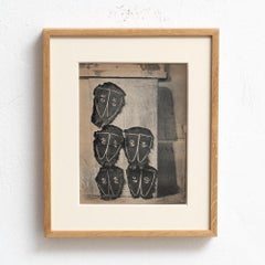 Fotografia eliografica in bianco e nero di Brassai incorniciata, circa 1949