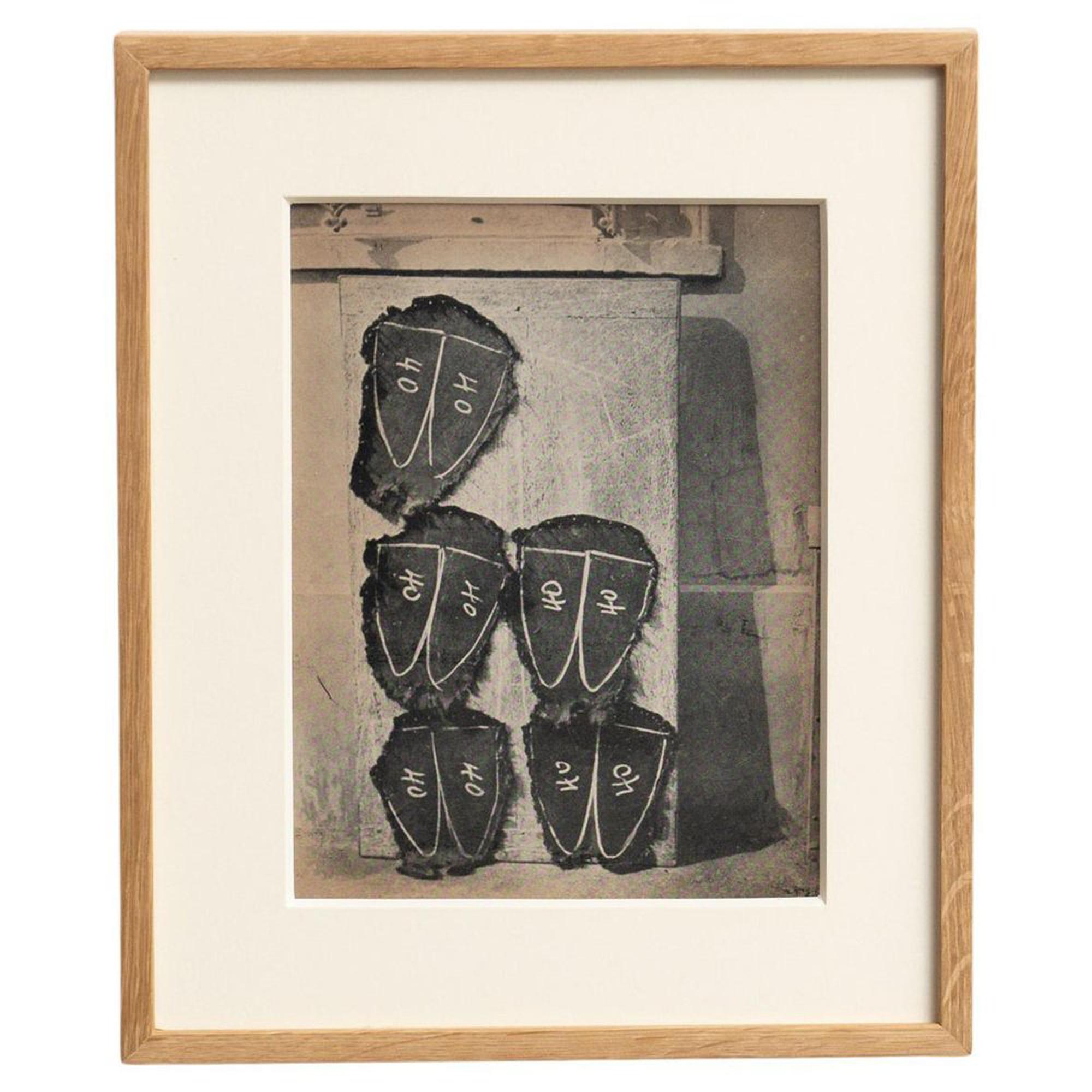 Framed Brassai Black and White Heliogravure Photography, circa 1949
