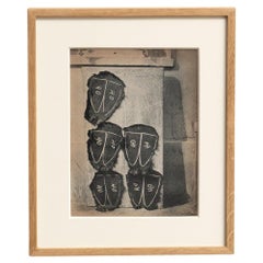Fotografia eliografica in bianco e nero di Brassai incorniciata, circa 1949