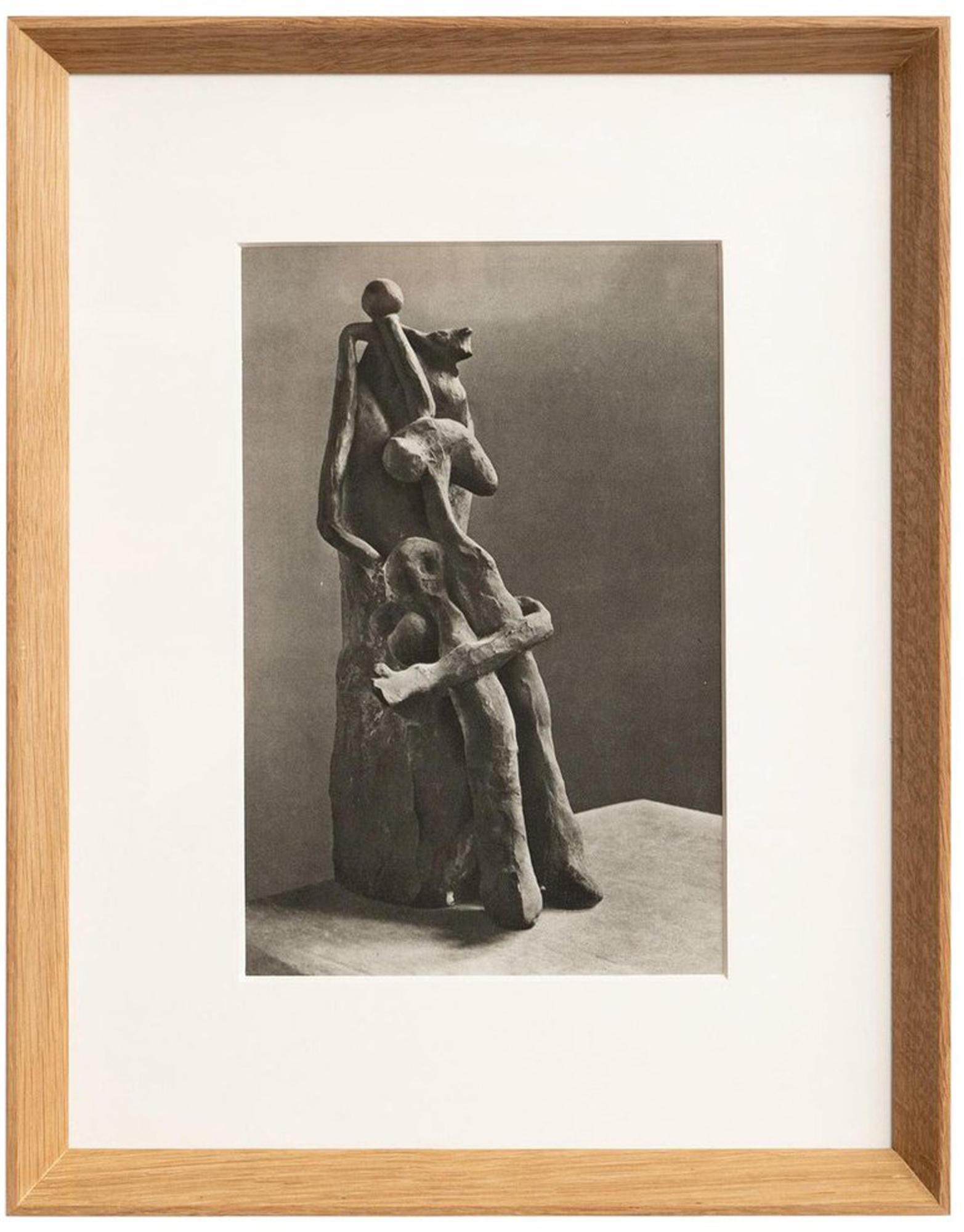 Gerahmte Brassaï-Fotogravüre einer Picasso-Skulptur, Frankreich, 1948