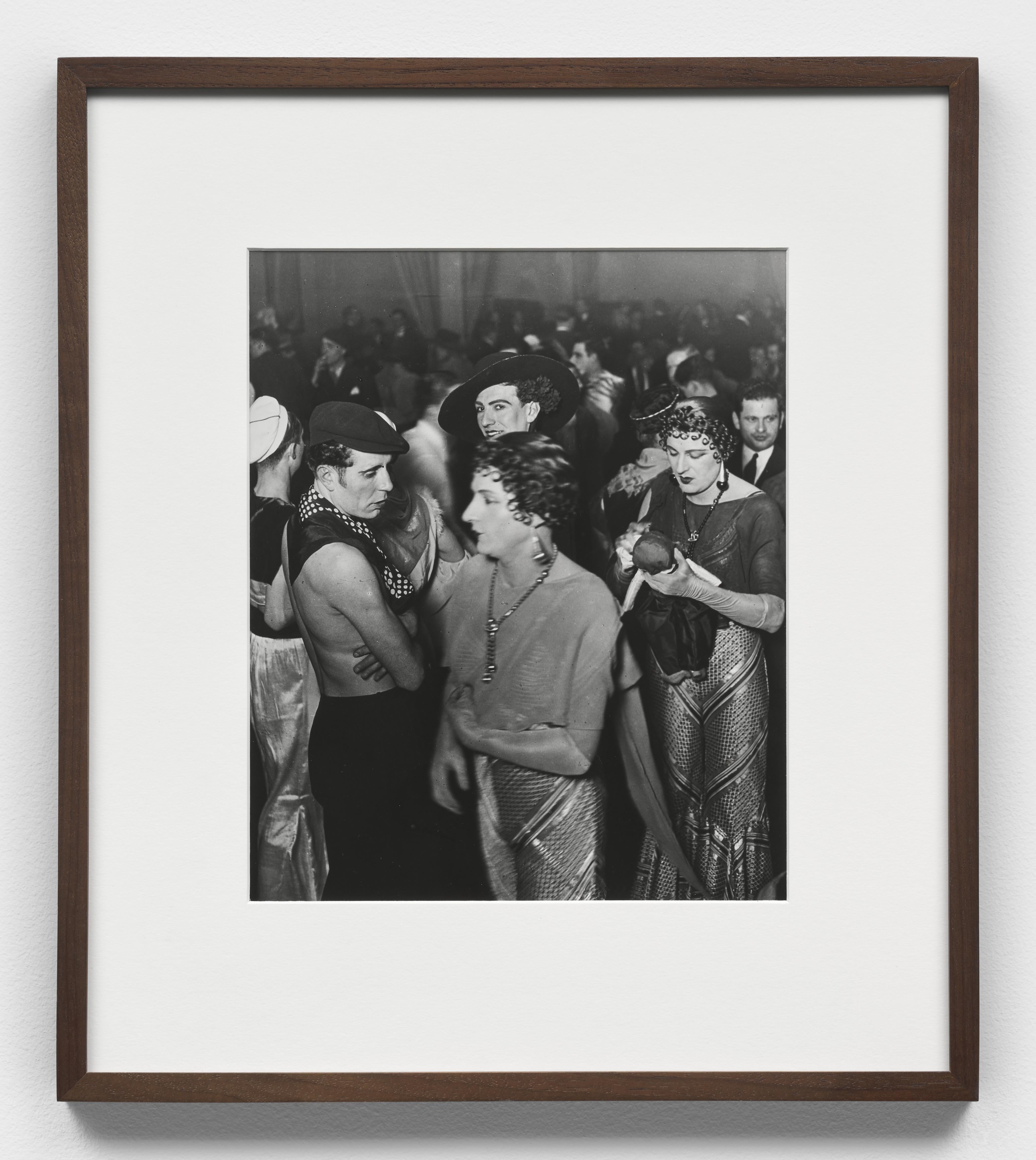 Brassaï Black and White Photograph - Le bal des invertis au Magic-City, rue Cognac