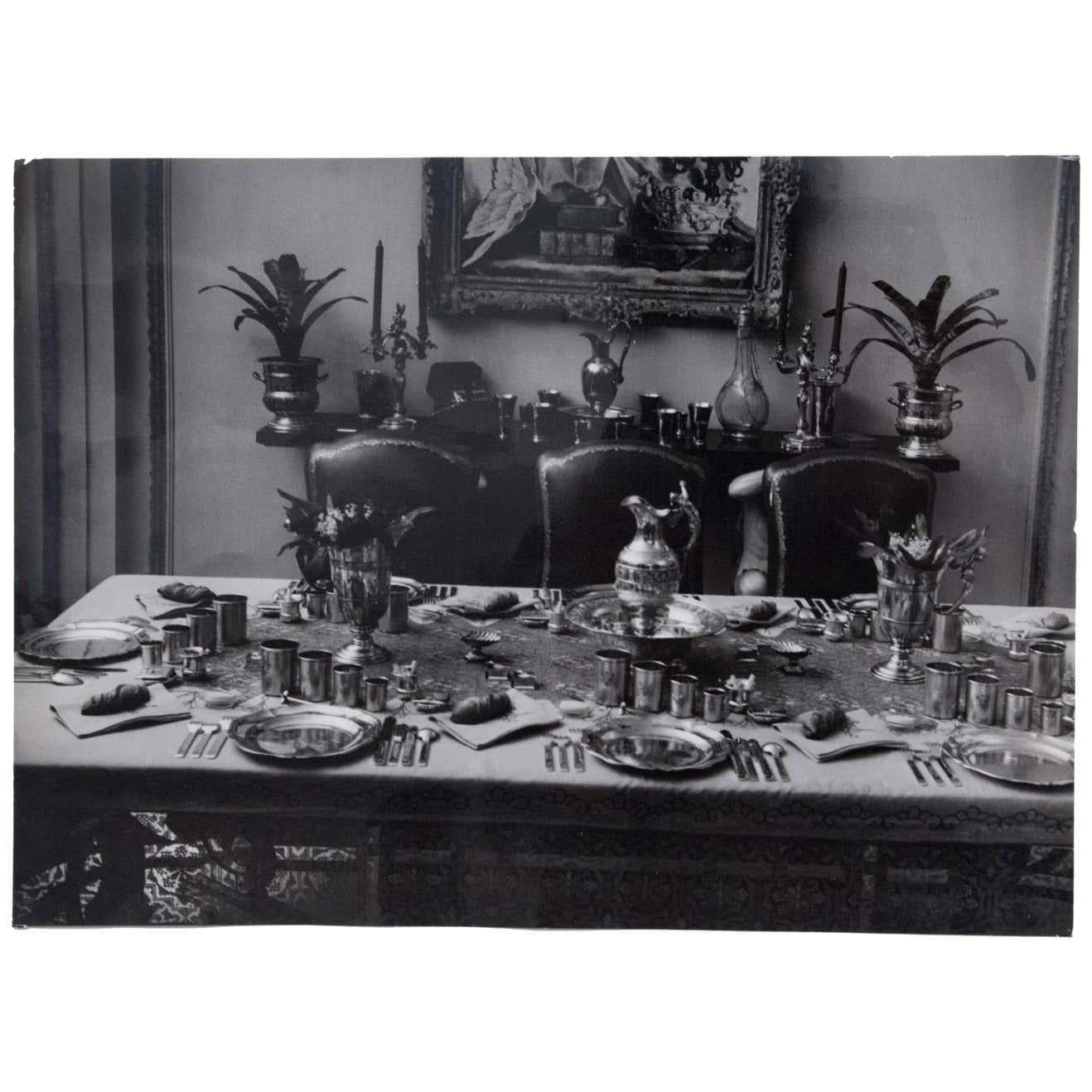 Mid-Century moderno Fotografia con cornice in bianco e nero di Brassai, 1936 circa in vendita