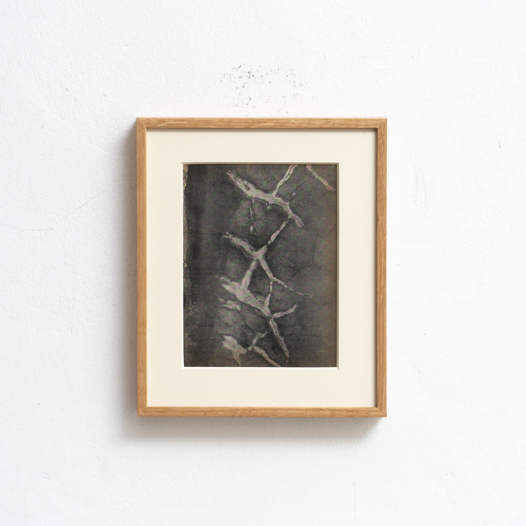 Mid-Century Modern Photographie héliogravure encadrée de Brassai (1949) - Noir et blanc en vente