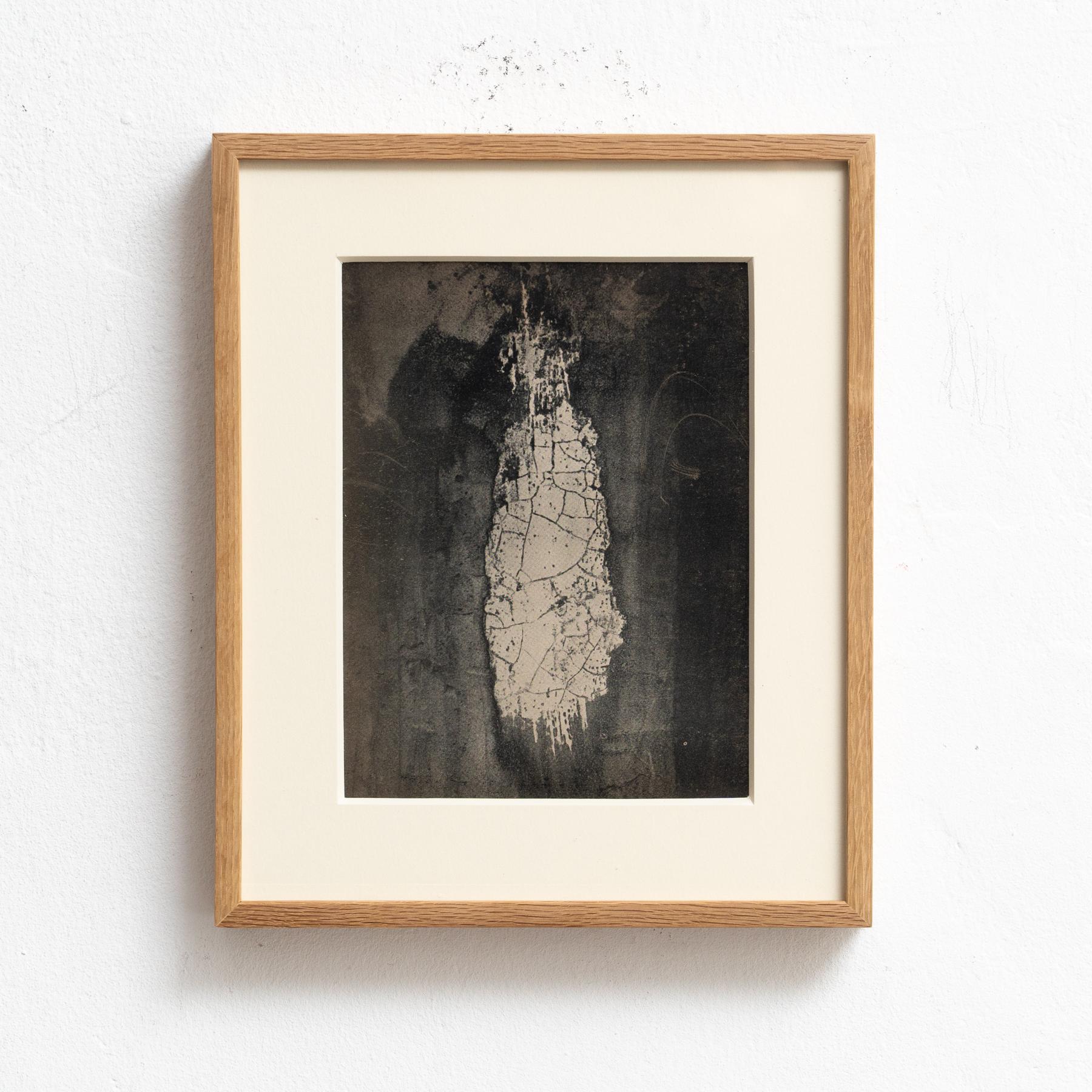 Mid-Century Modern Brassai Framed Heliogravure Photography (1949) - Black and White For Sale