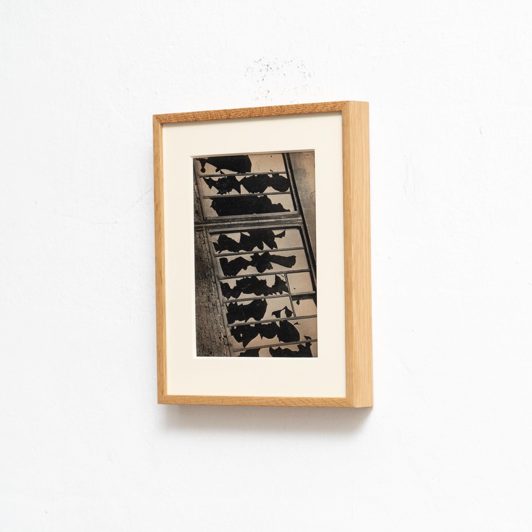 French Brassai Framed Heliogravure Photography (1949) - Black and White For Sale