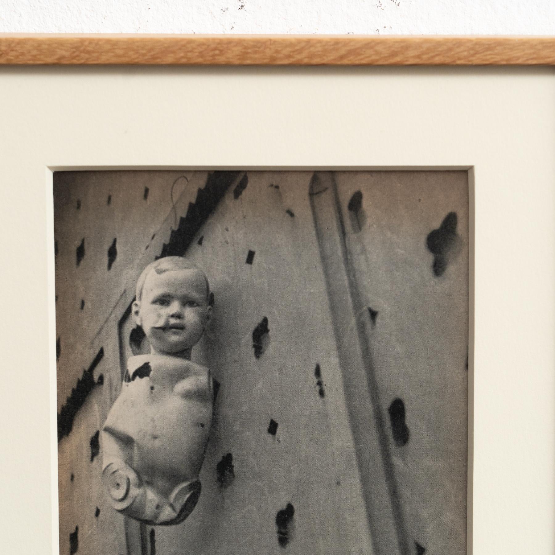 Fotografia eliografica incorniciata di Brassai (1949) - Whiting In condizioni buone in vendita a Barcelona, Barcelona
