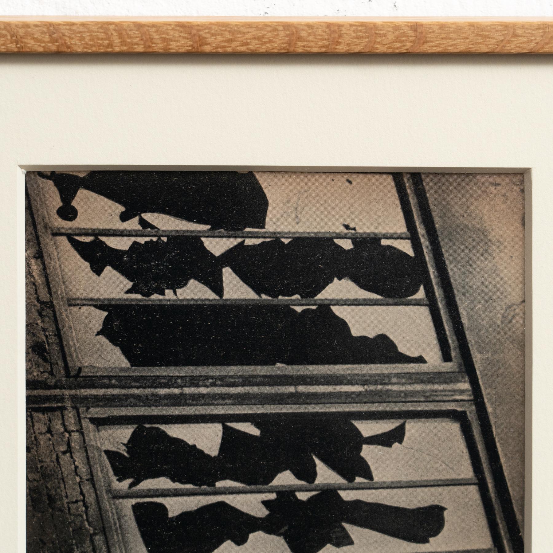 Mid-20th Century Brassai Framed Heliogravure Photography (1949) - Black and White For Sale