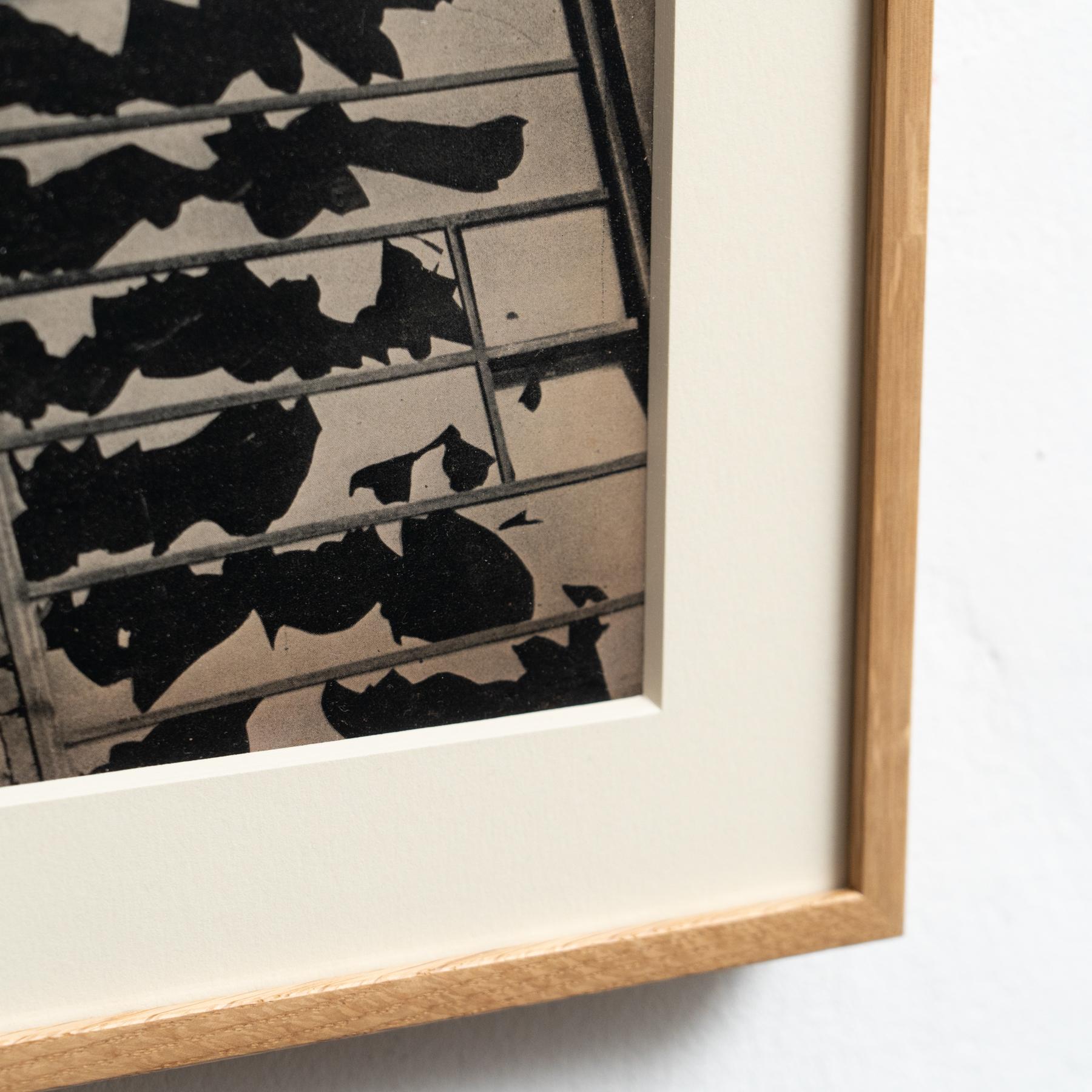 Paper Brassai Framed Heliogravure Photography (1949) - Black and White For Sale