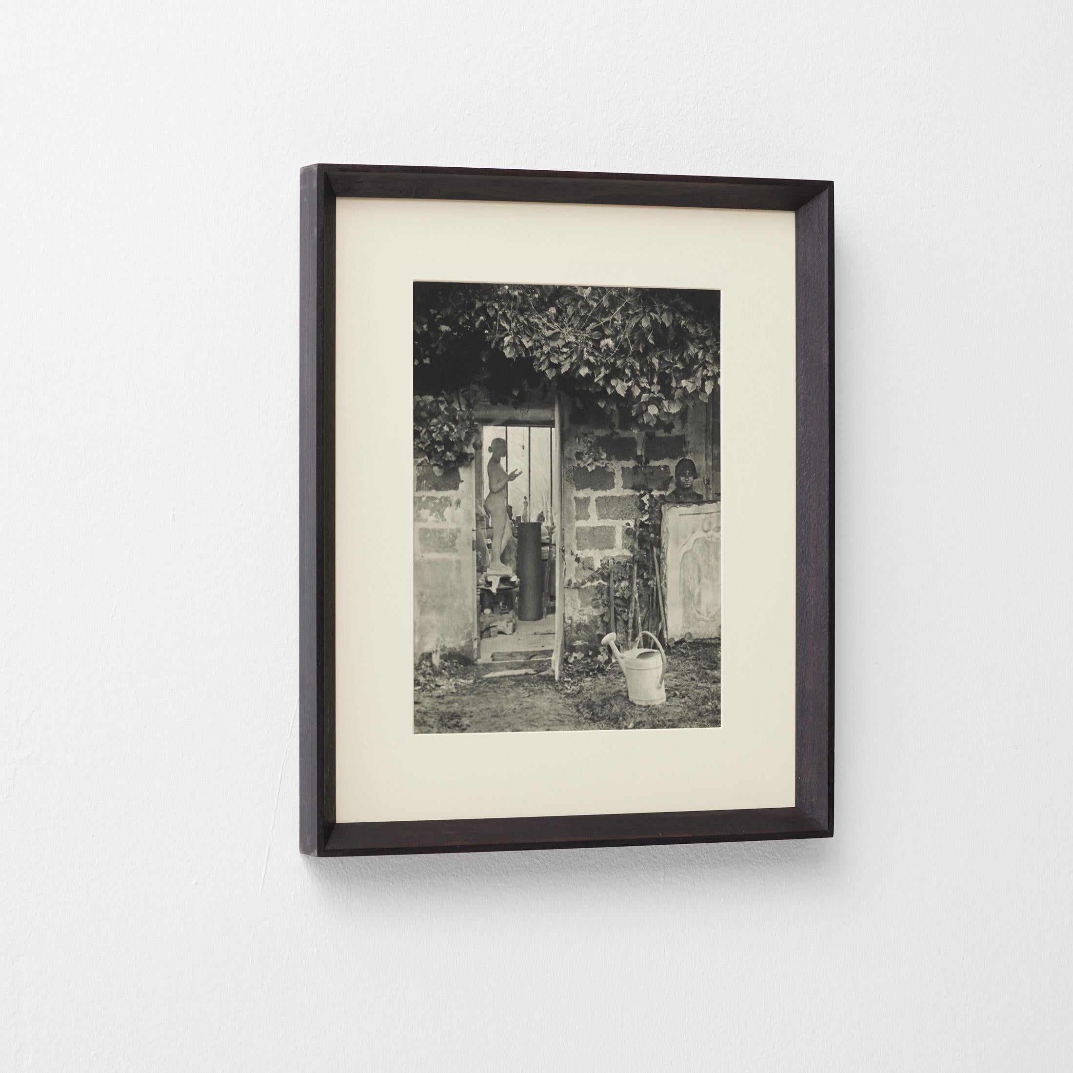Mid-Century Modern Brassaï Heliogravure — The Artist Garden, Verve 1937, Framed For Sale