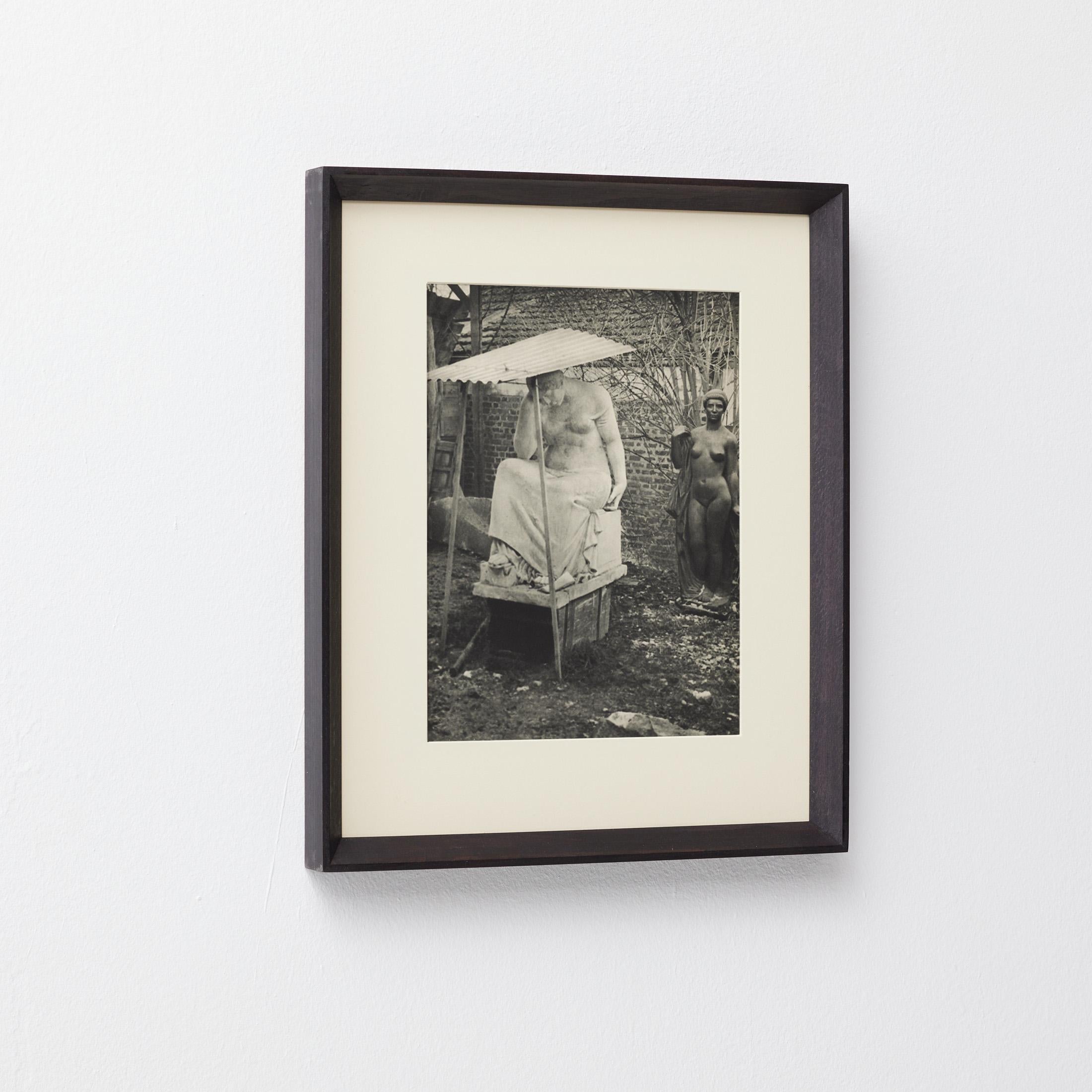 Mid-Century Modern Brassaï Heliogravure — The Artist Garden, Verve 1937, Framed For Sale