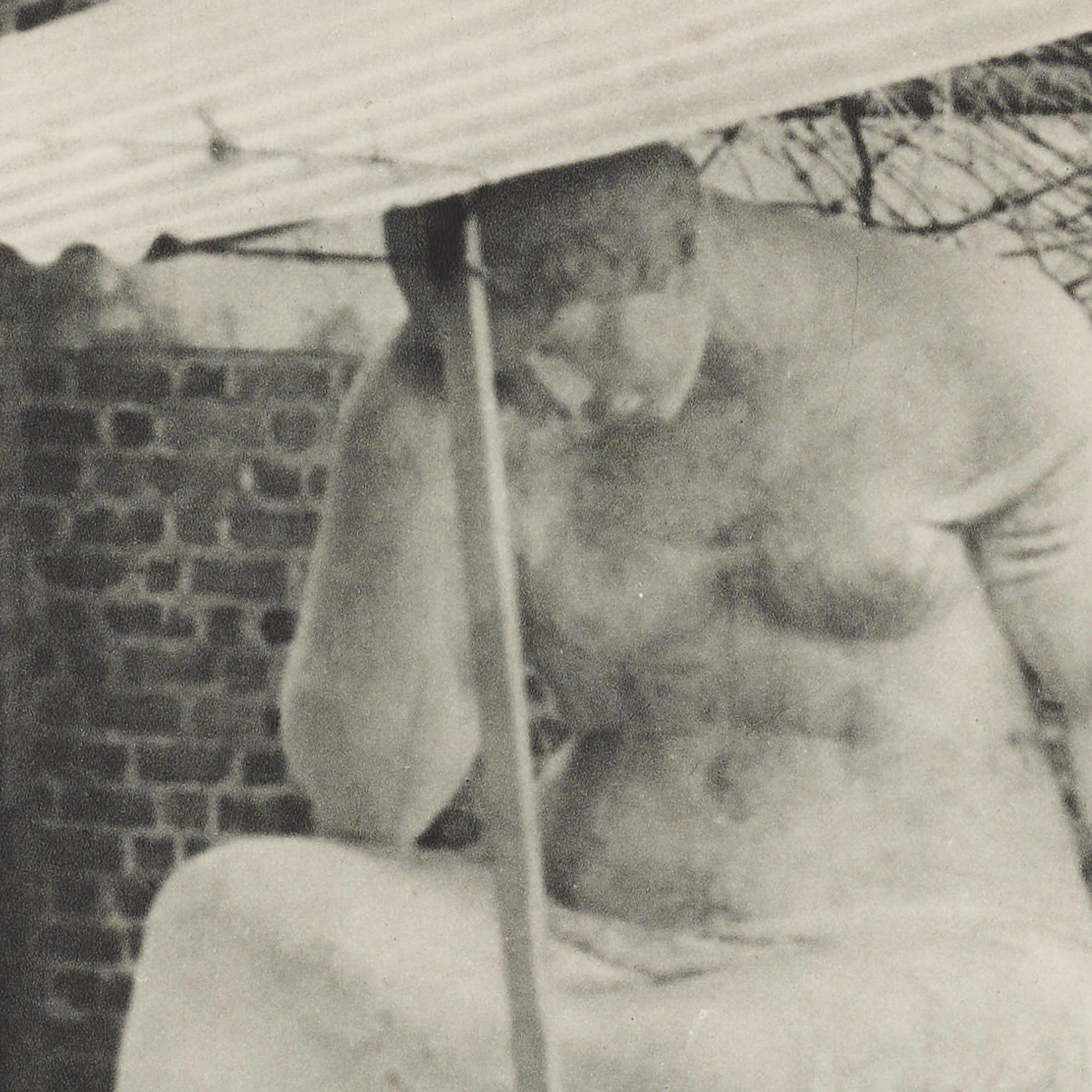 Brassaï Heliogravure — The Artist Garden, Verve 1937, Framed In Good Condition For Sale In Barcelona, Barcelona