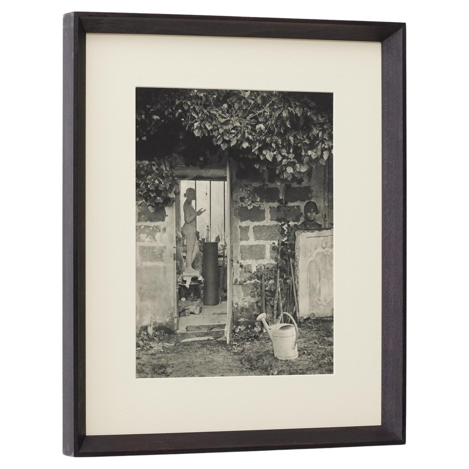 Brassaï Heliogravure — The Artist Garden, Verve 1937, Framed