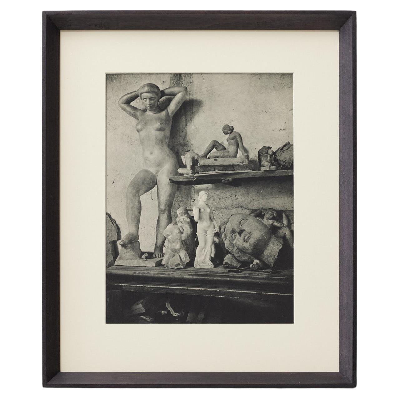 Brassaï Heliogravure — The Artist Studio, Verve 1937, Framed