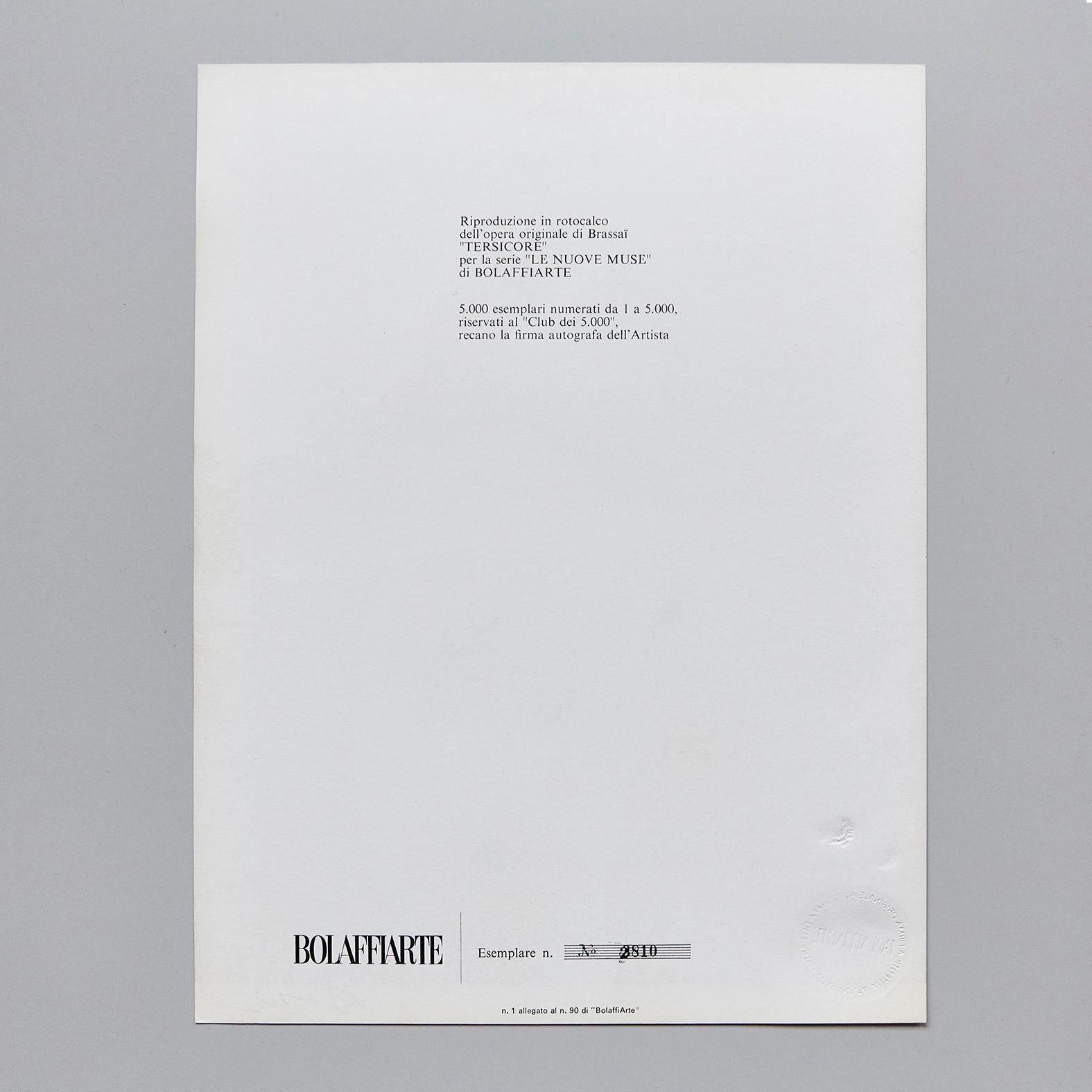 Brassaï Fotolithographie Schwarz und Weiß, 1979 im Angebot 2