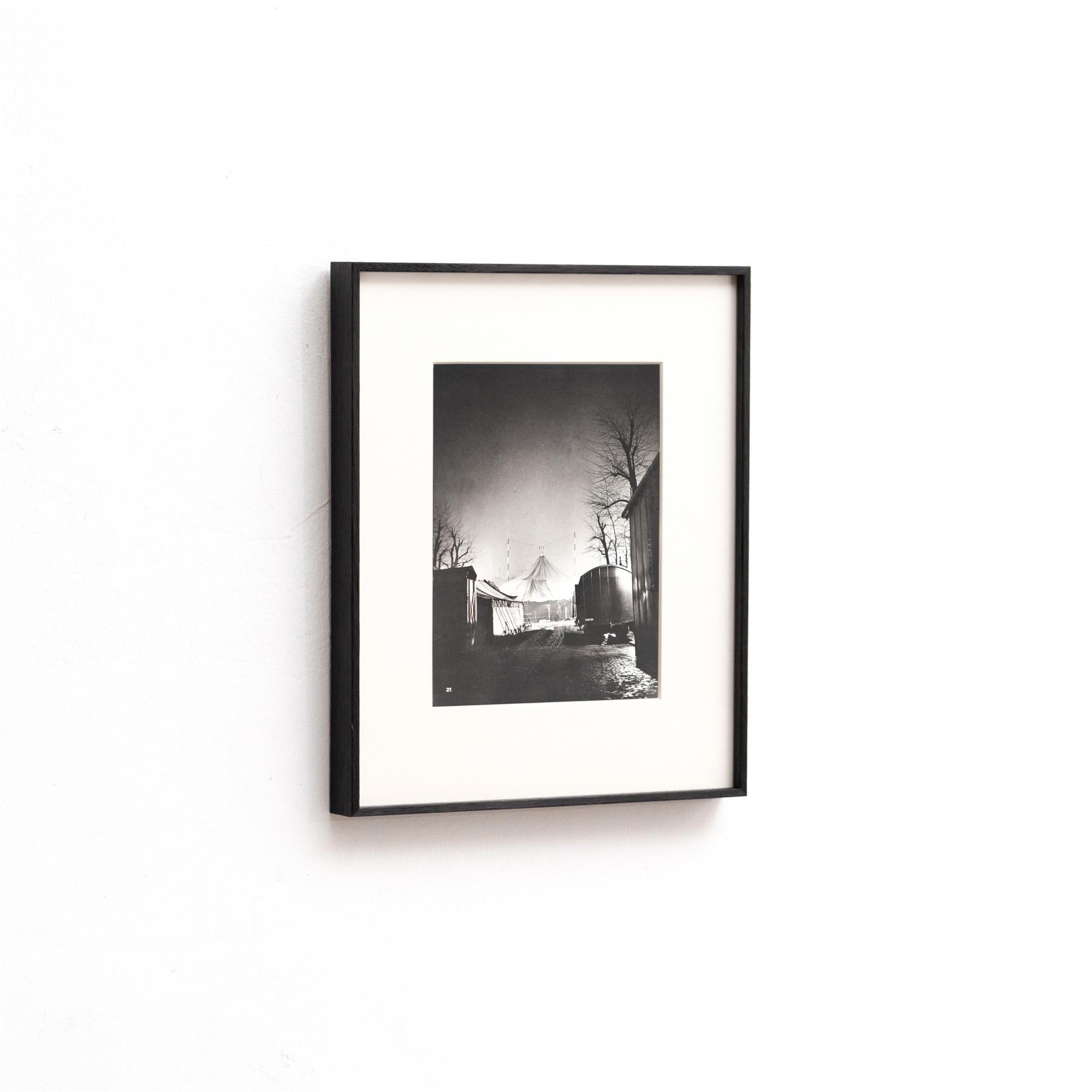 Mid-Century Modern Brassai Rare Black And White Framed Photography, circa 1930 For Sale