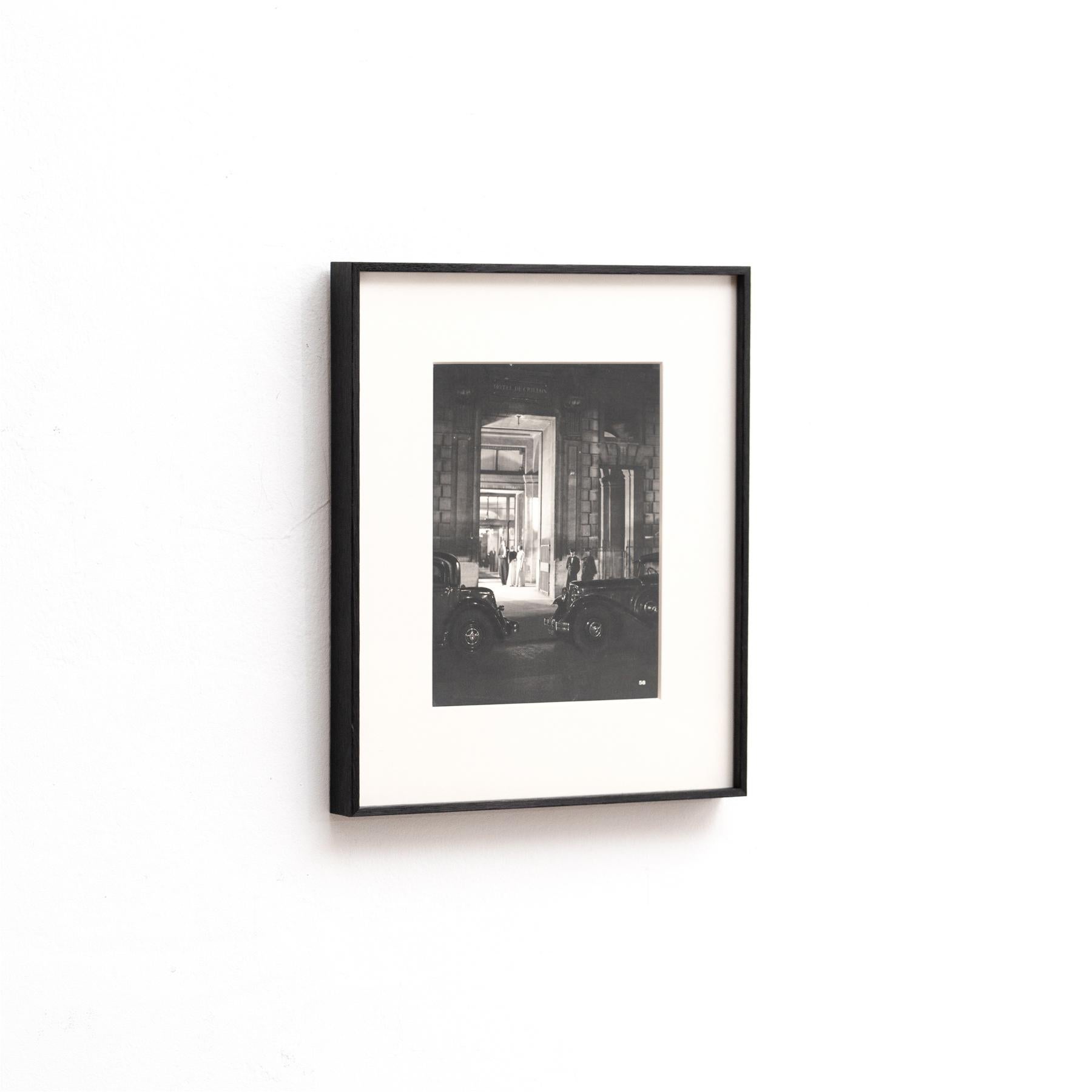 Mid-Century Modern Brassai Rare Black And White Framed Photography, circa 1930 For Sale