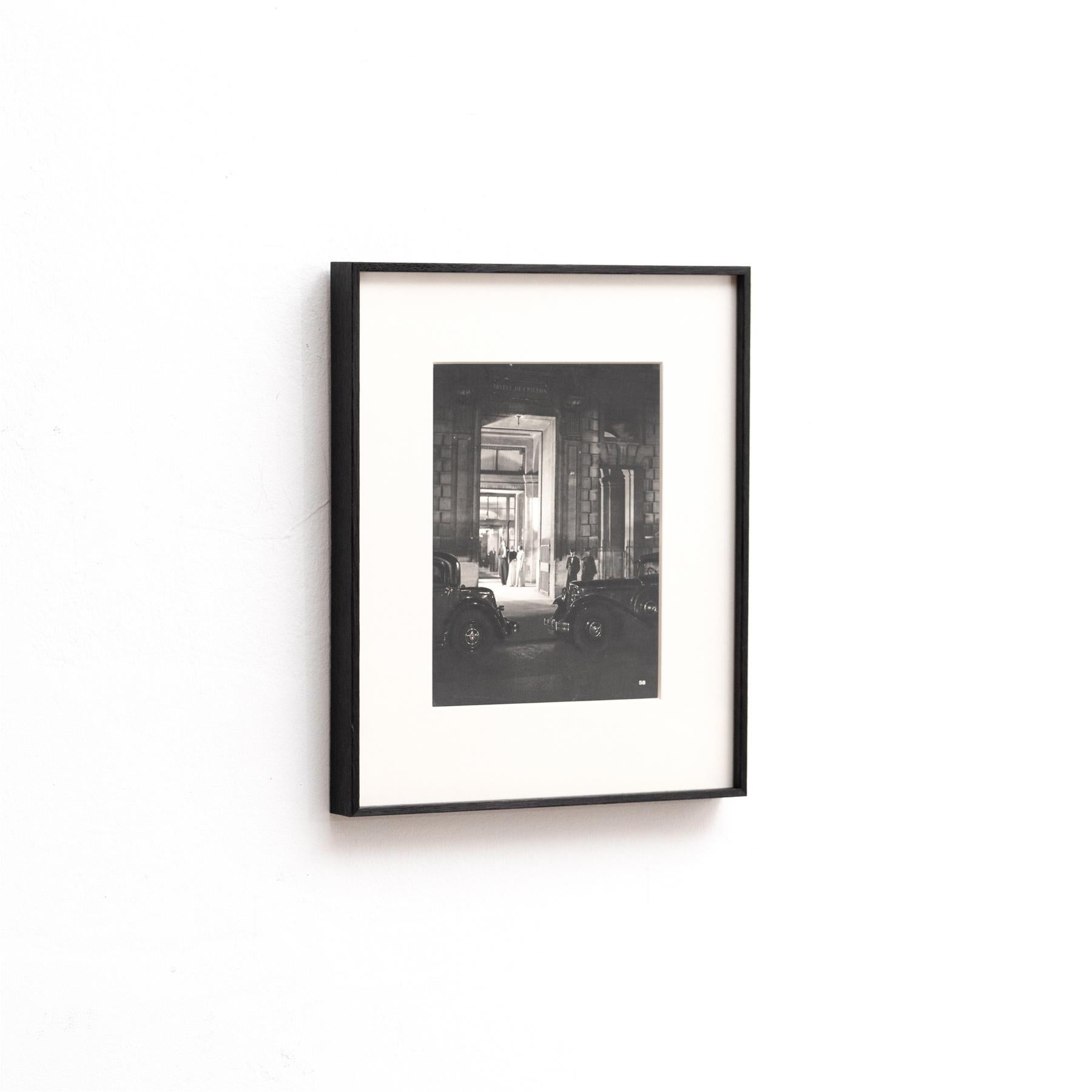 Mid-Century moderno Brassai Rara fotografia in bianco e nero con cornice, circa 1930 in vendita