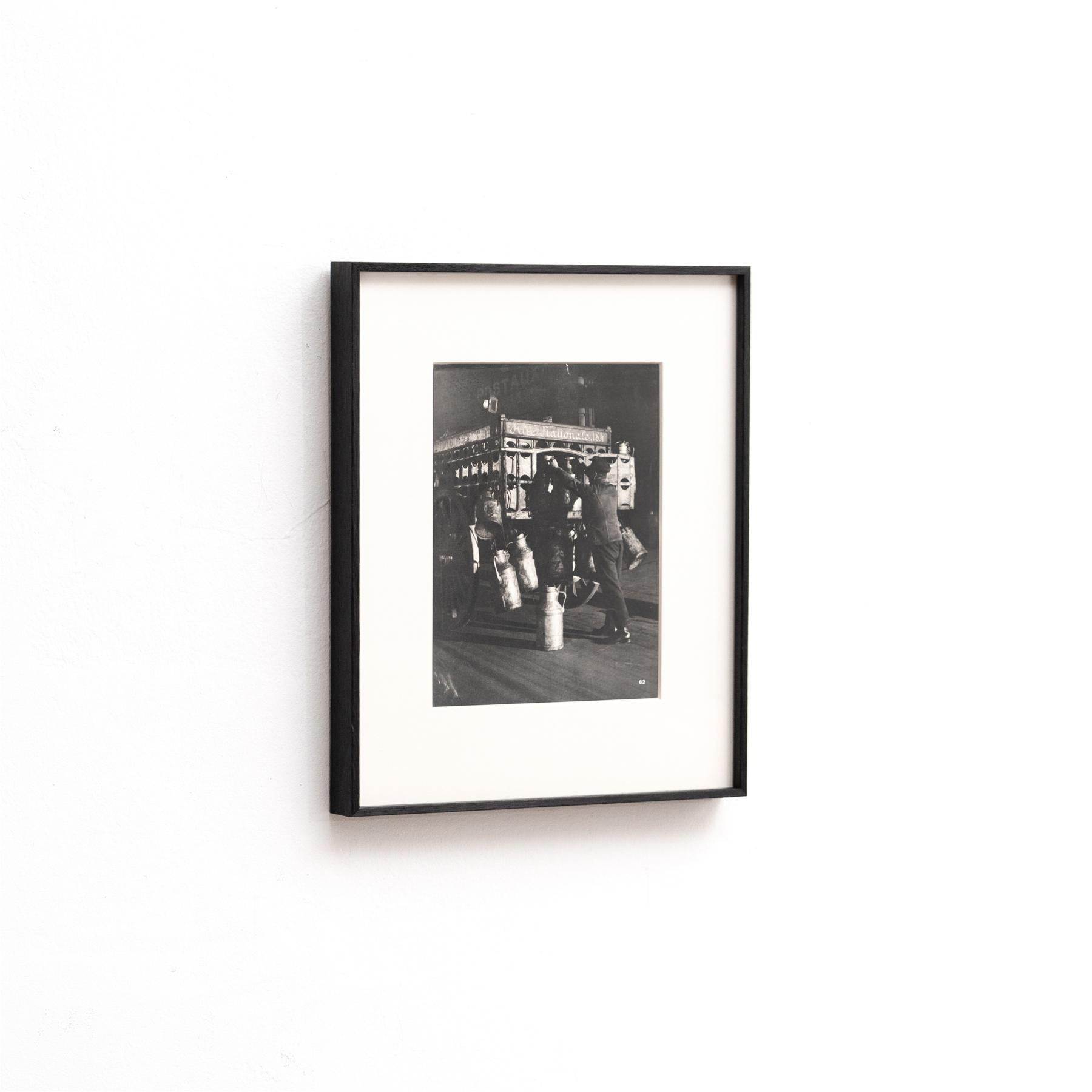 Brassai Seltene schwarz-weiße gerahmte Fotografie, um 1930 (Moderne der Mitte des Jahrhunderts) im Angebot