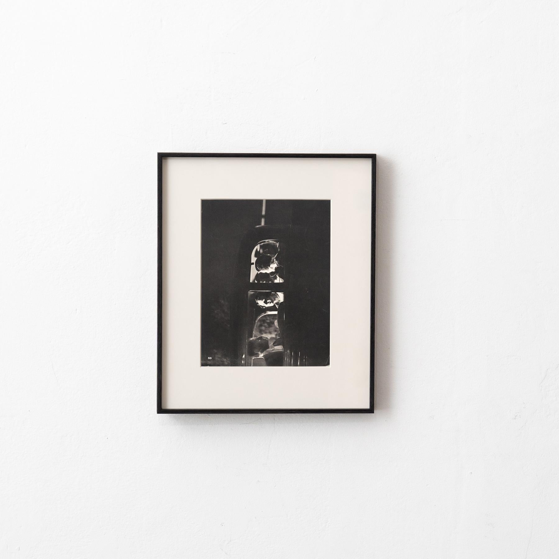 French Brassai Rare Black And White Framed Photography, circa 1930 For Sale
