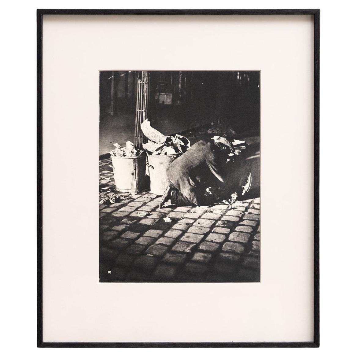 Brassai Rare Black And White Framed Photography, circa 1930 For Sale